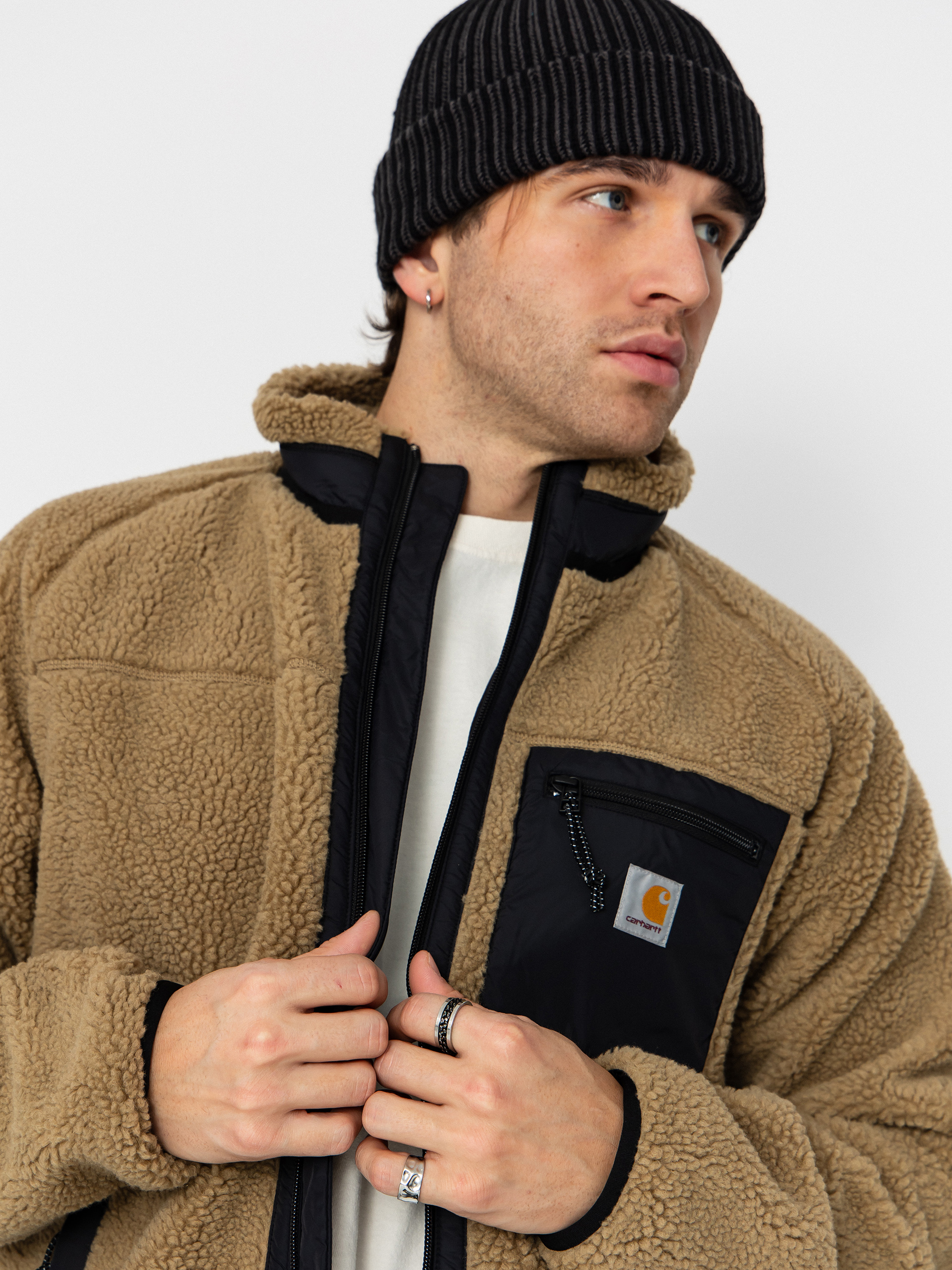 Carhartt WIP Jacket Prentis (leather/black)