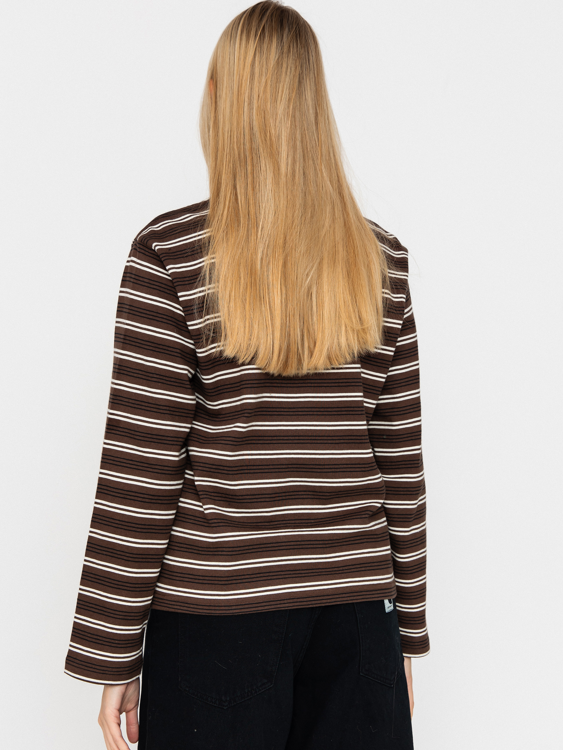 OBEY Louie Stripe Wmn Longsleeve (mushroom multi)