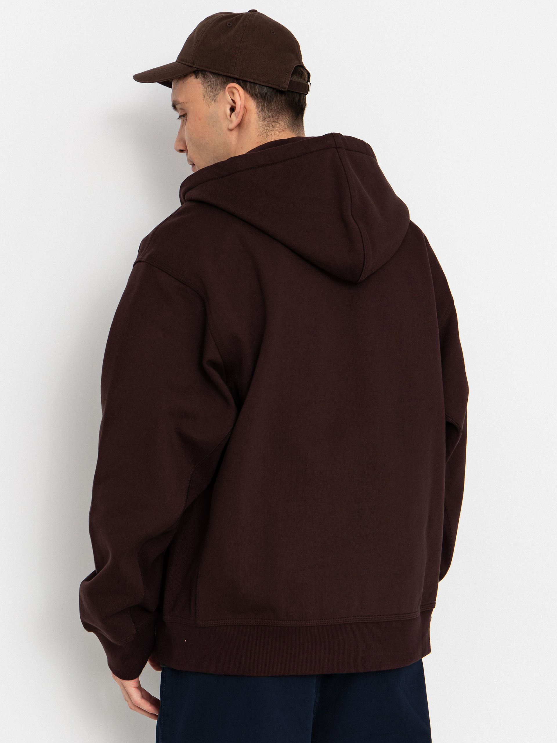 Carhartt WIP Hoodie American Script ZHD (palisander)