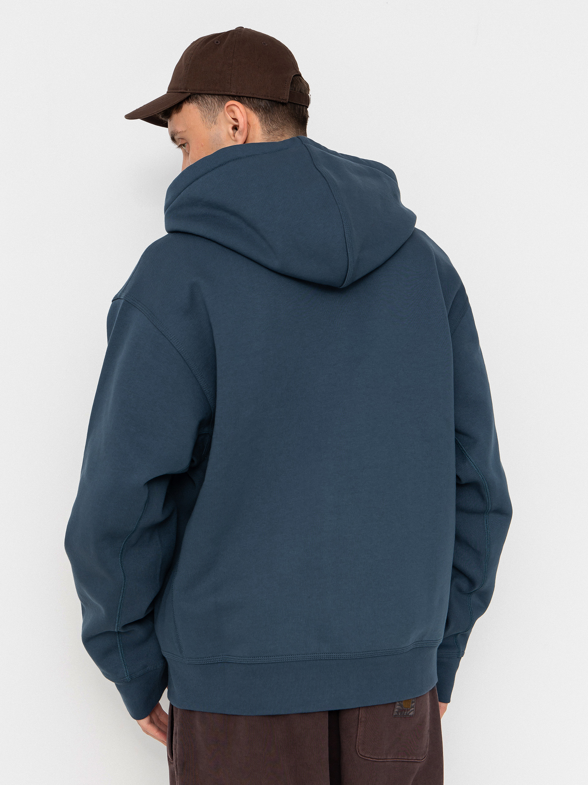 Carhartt WIP Hoodie American Script ZHD - blue (office blue)