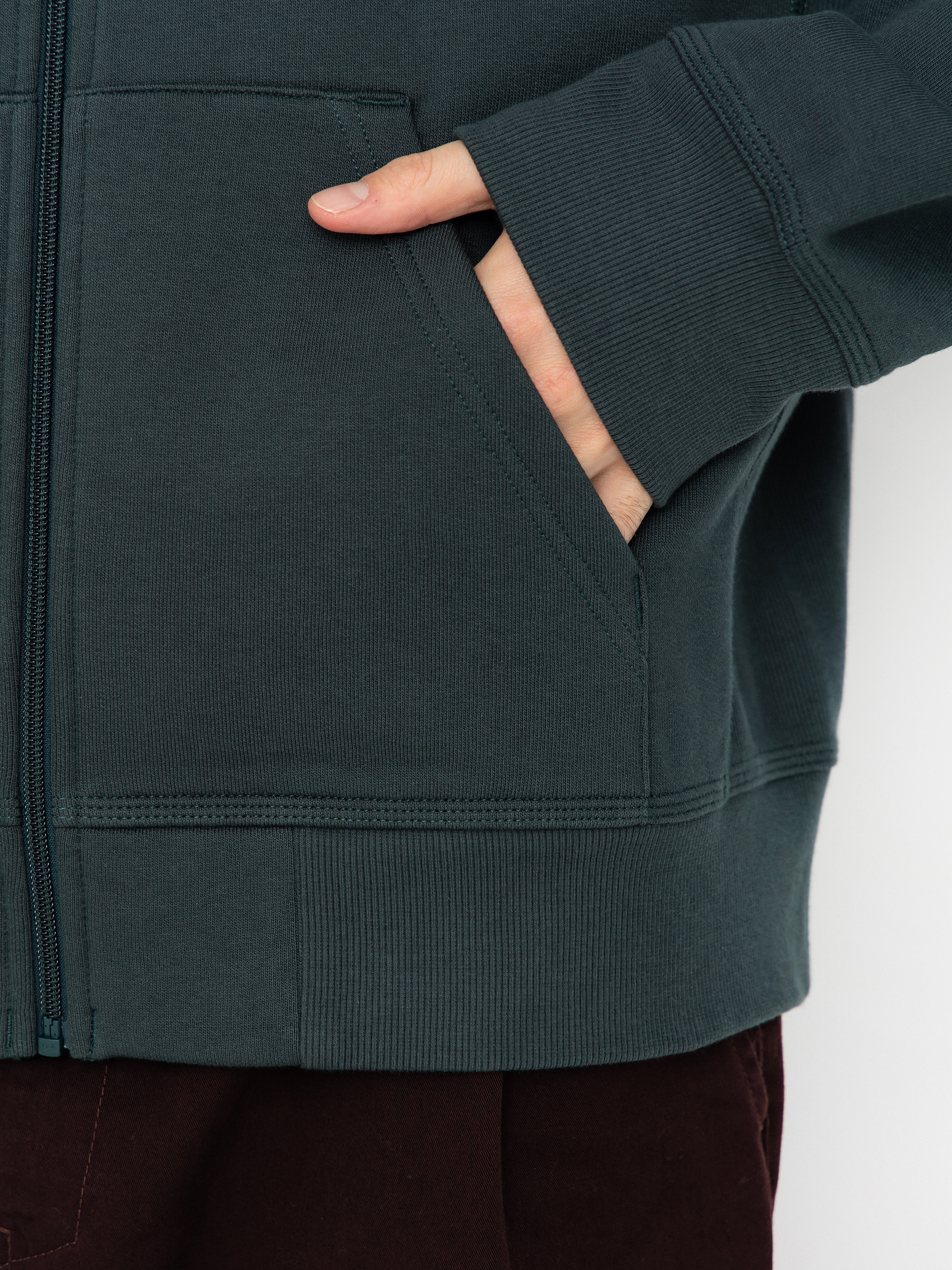 Carhartt WIP American Script ZHD Hoodie (kale green)