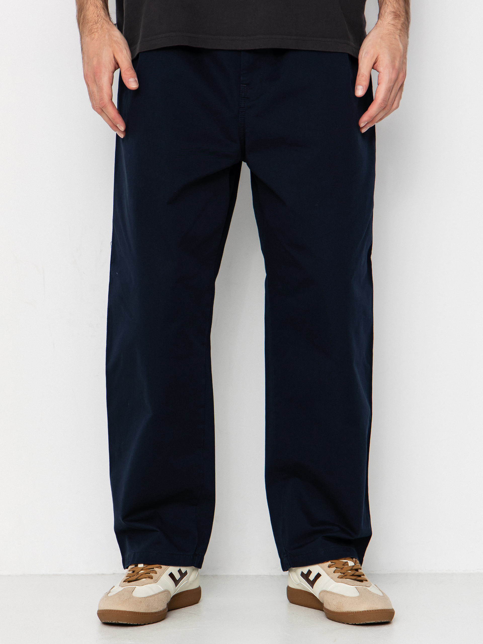 Carhartt WIP Pants Merrick - navy blue (deep night)
