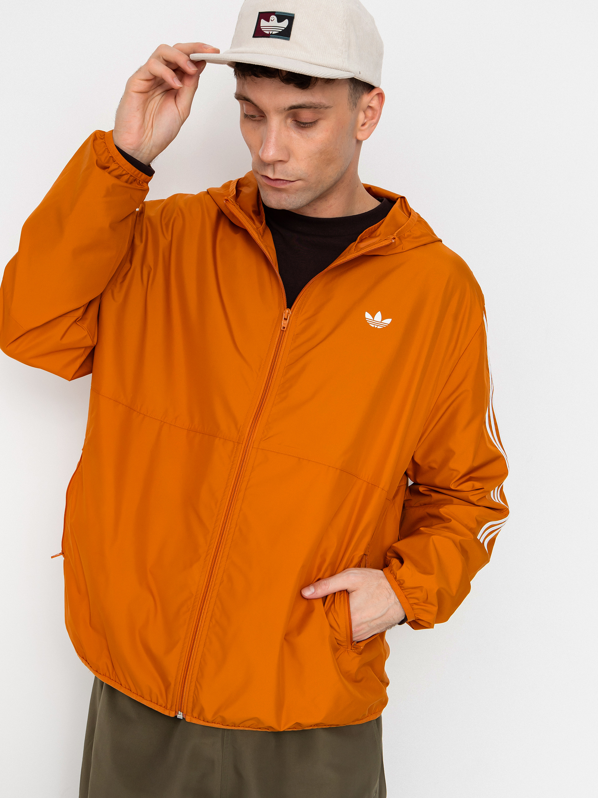 adidas Windbreaker Jacket - orange (rusora/white)