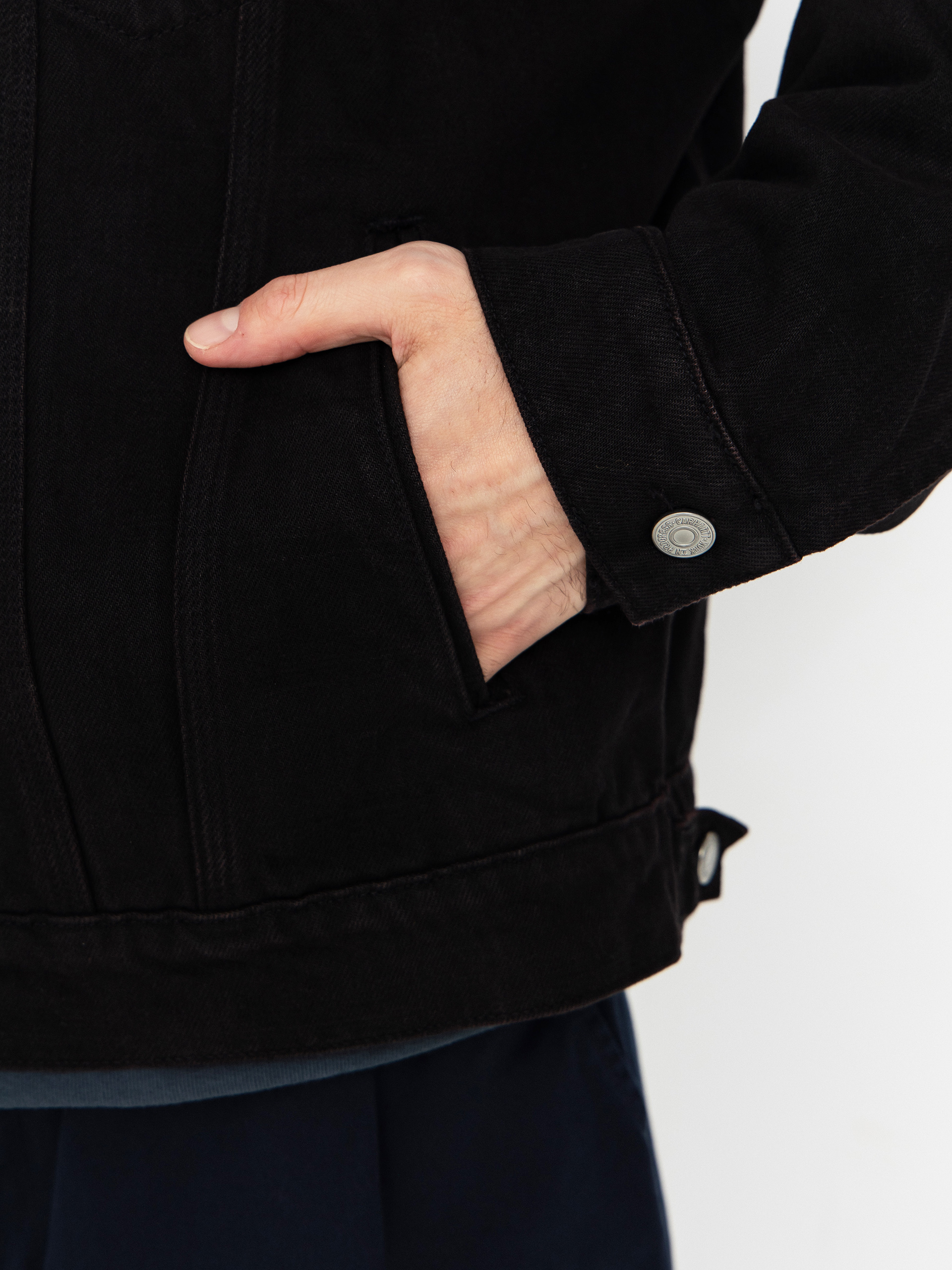 Carhartt WIP Everson Trucker Jacke (everson print/black/palisander)