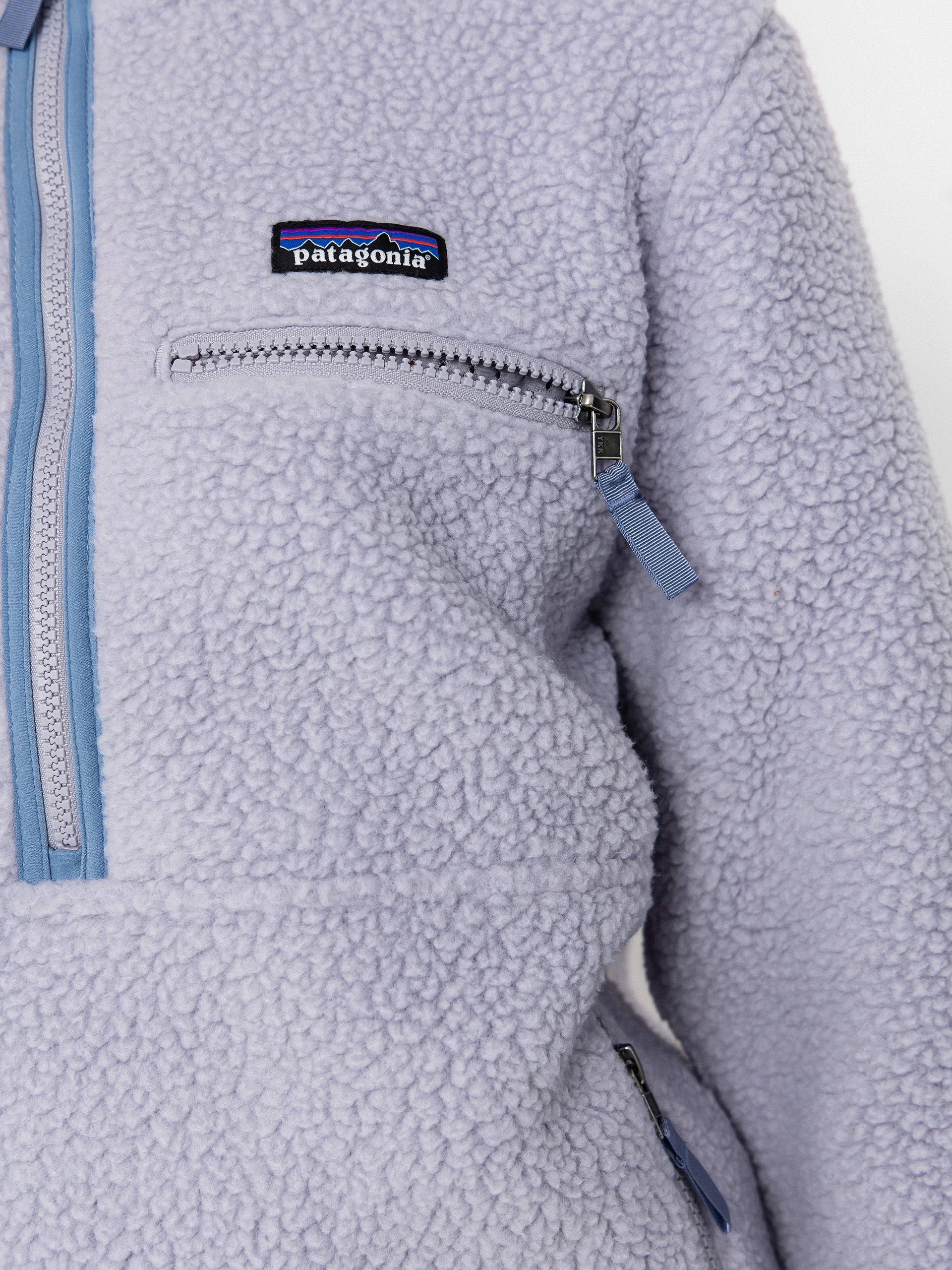 Damen Patagonia Retro Pile Marsupial Fleece Jacke (permafrost purple)