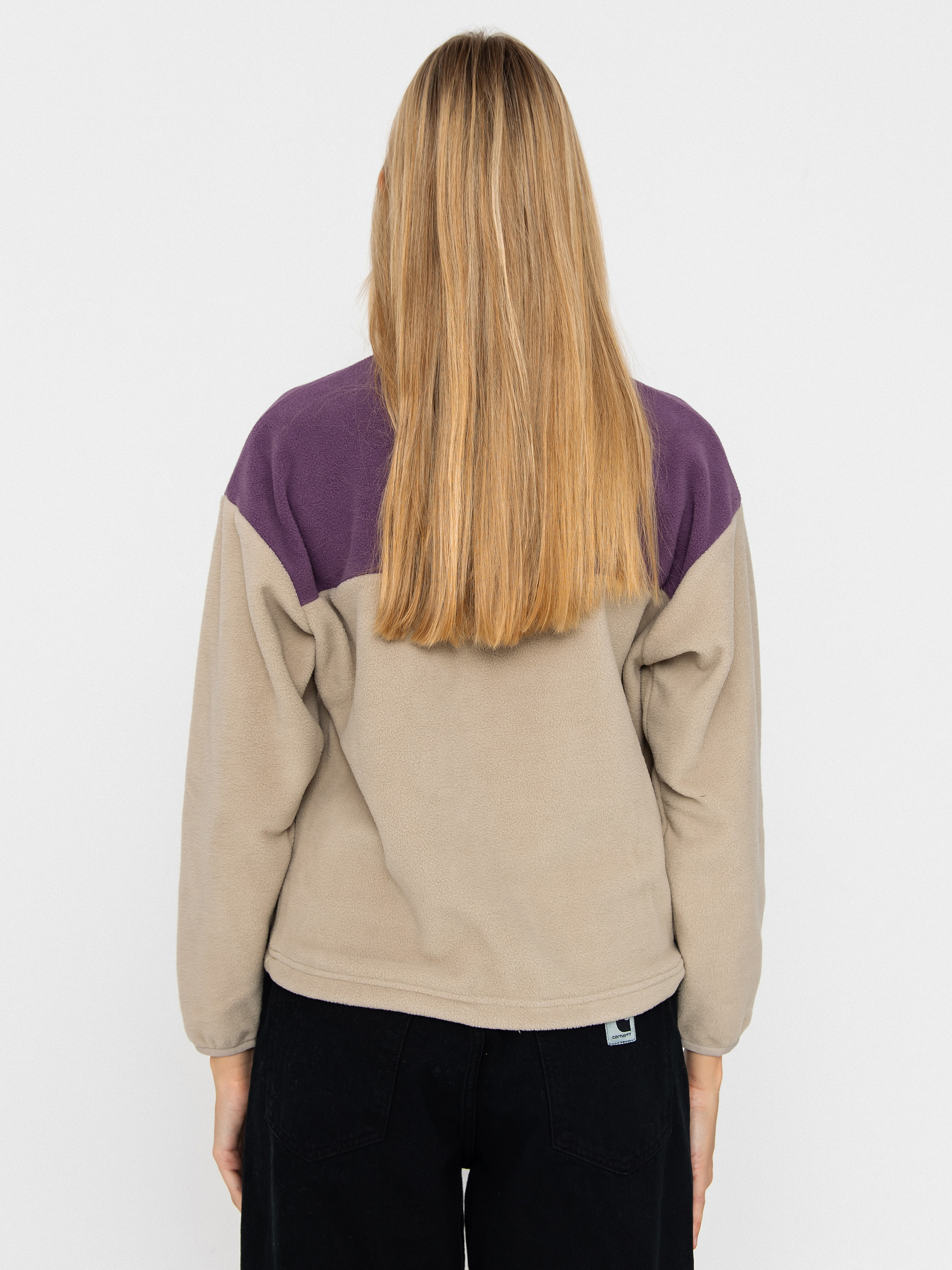 Womens Picture Arcca 1/4 Zip Fleece  (pure cashmere)