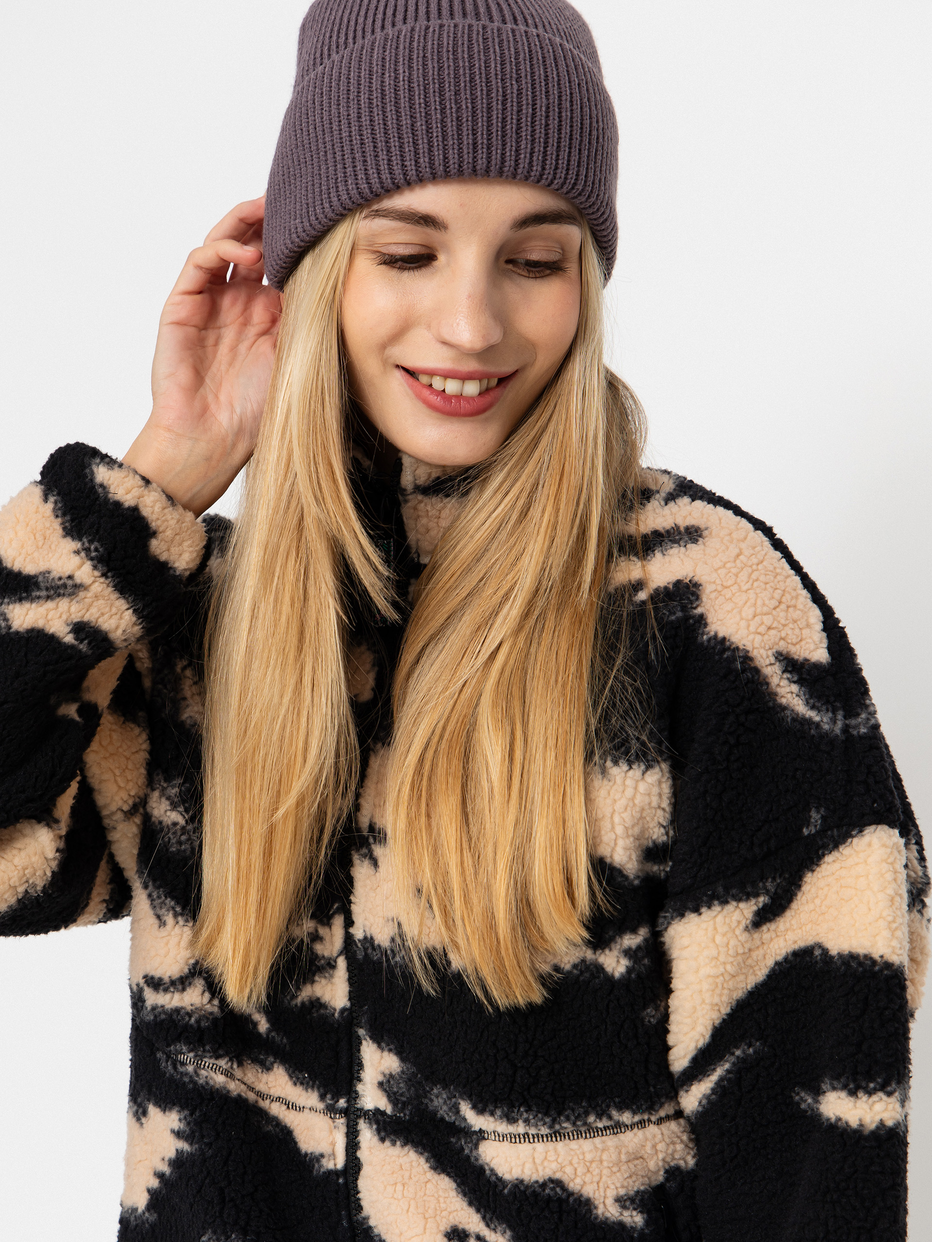 Damen Picture Gypsi Fleece Jacke (shadow print)