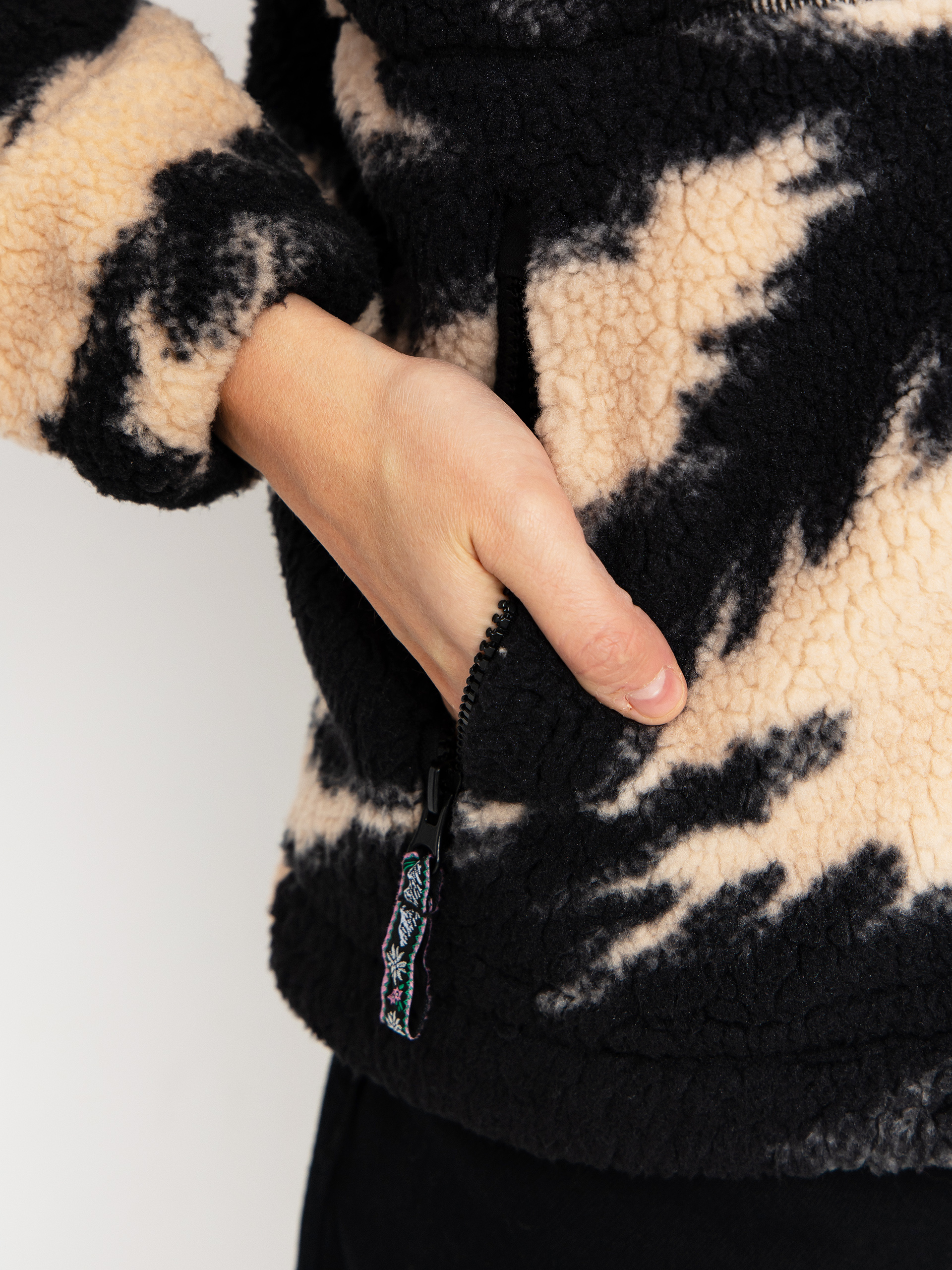 Damen Picture Gypsi Fleece Jacke (shadow print)