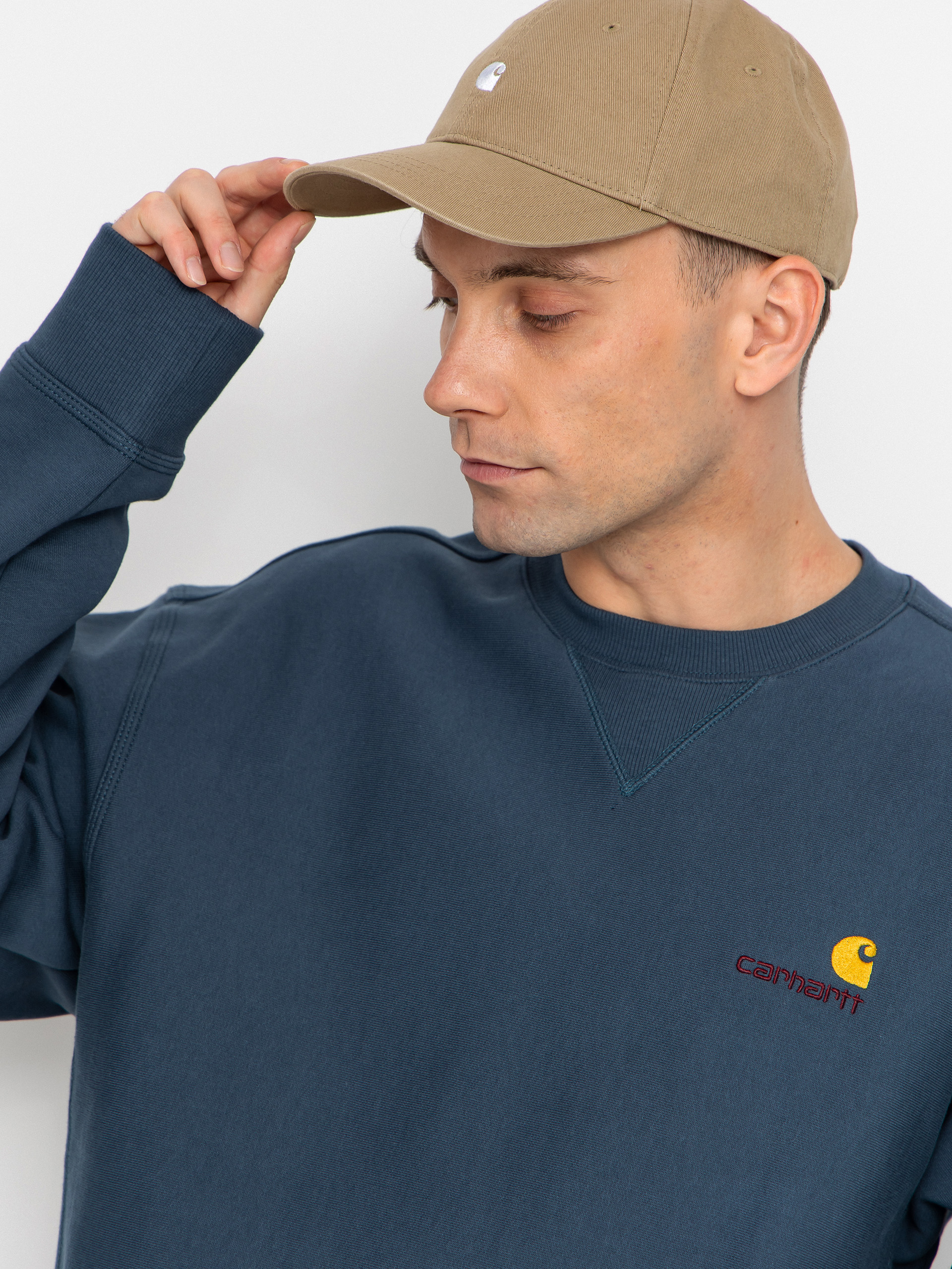 Carhartt WIP American Script Sweatshirt (office blue)