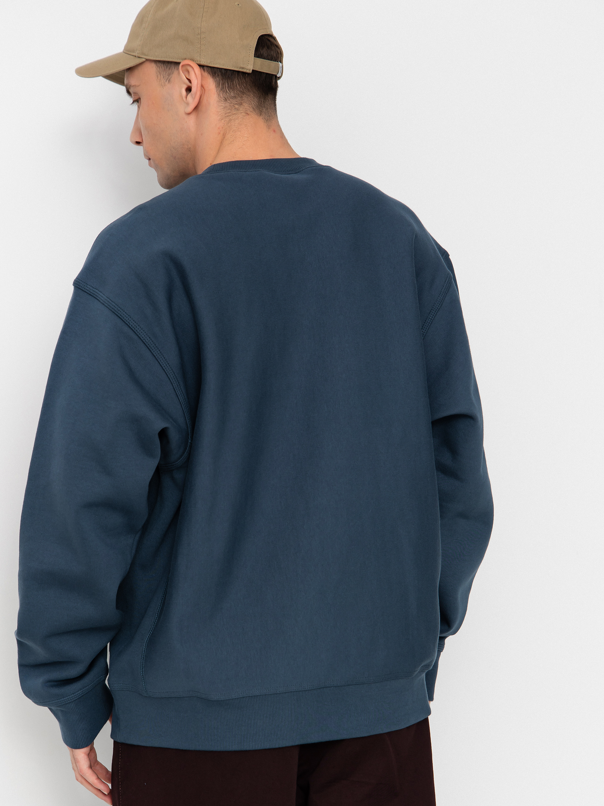 Carhartt WIP American Script Sweatshirt (office blue)