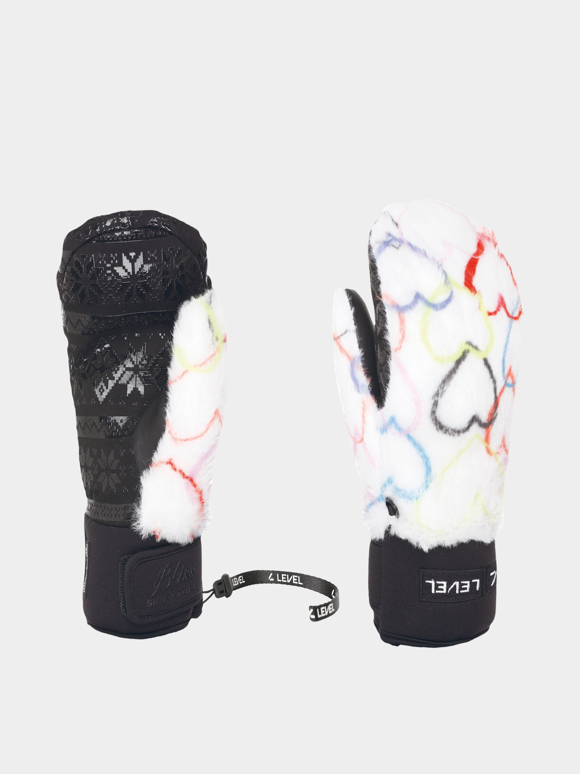 Level Siberian Mitt Gloves Wmn (pk rainbow)