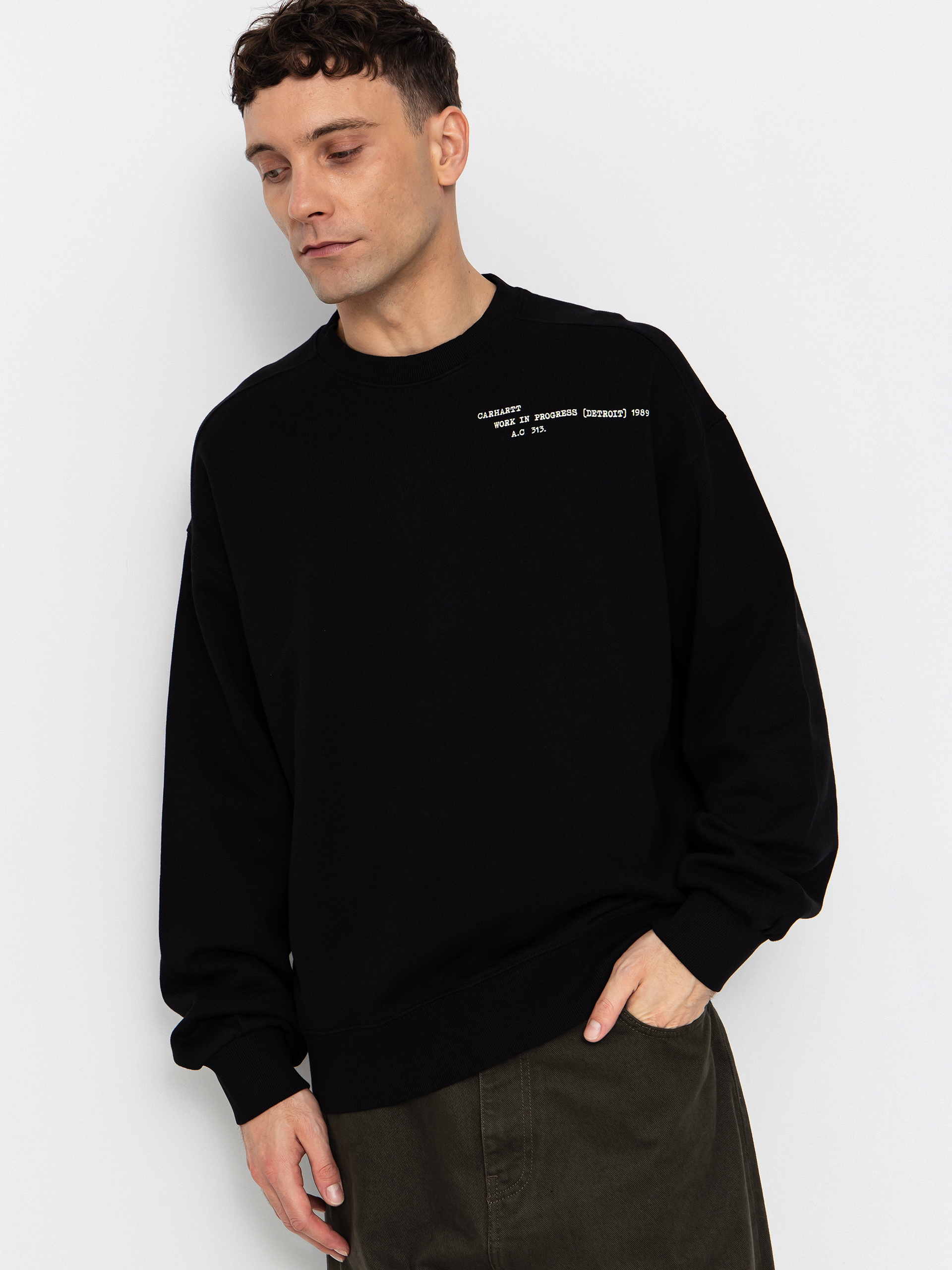 Carhartt WIP Sweatshirt Punched (black)