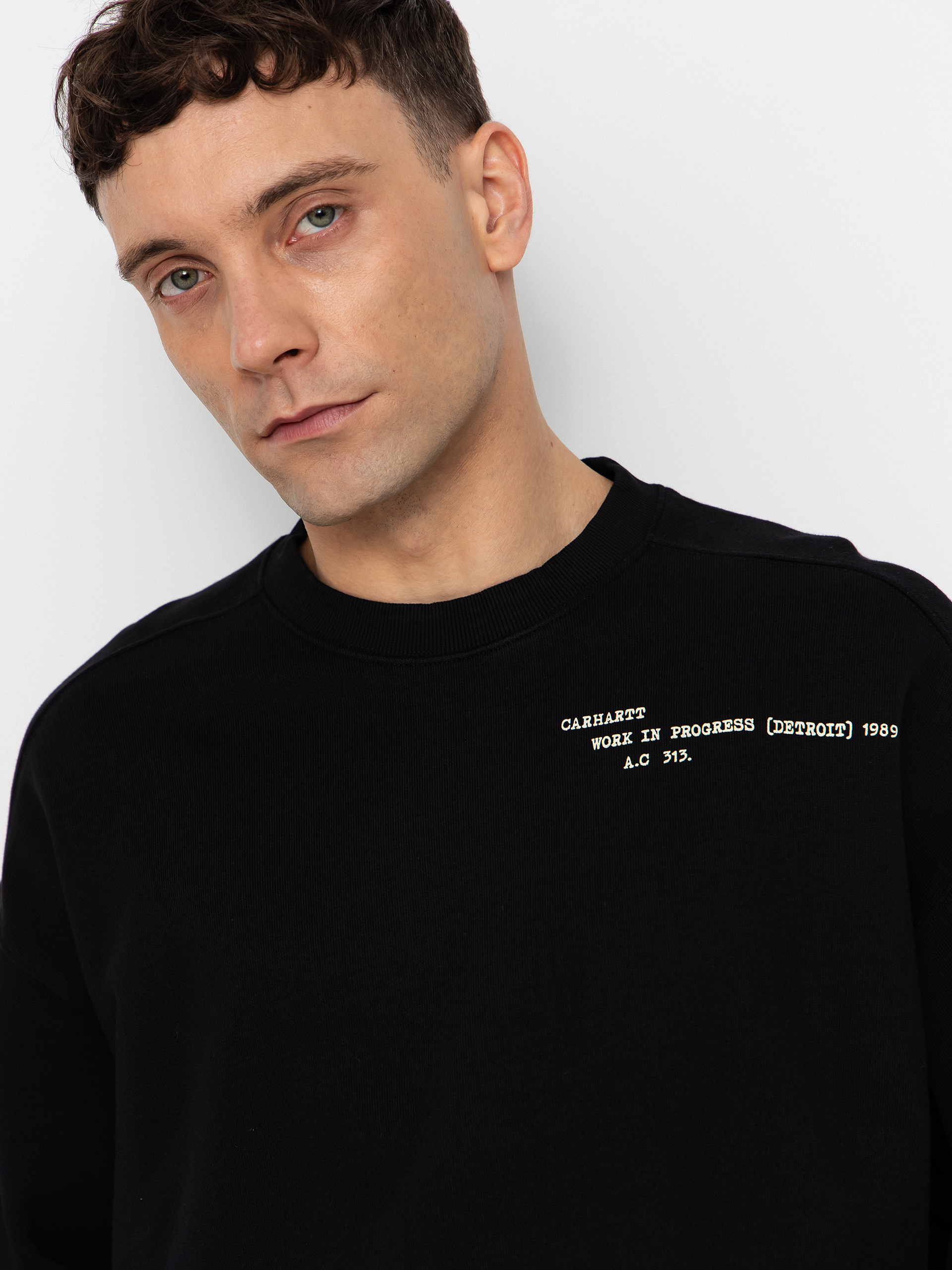 Carhartt WIP Sweatshirt Punched (black)