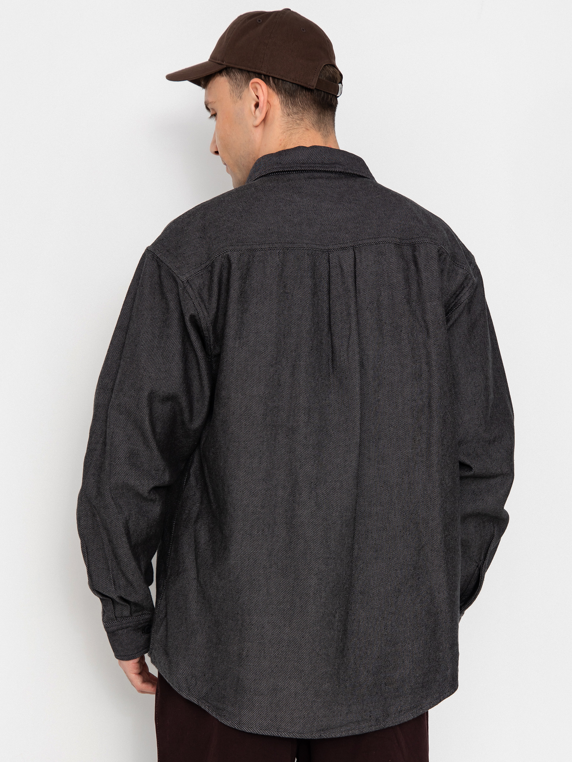 Carhartt WIP Hemd Edgar (black/wax)