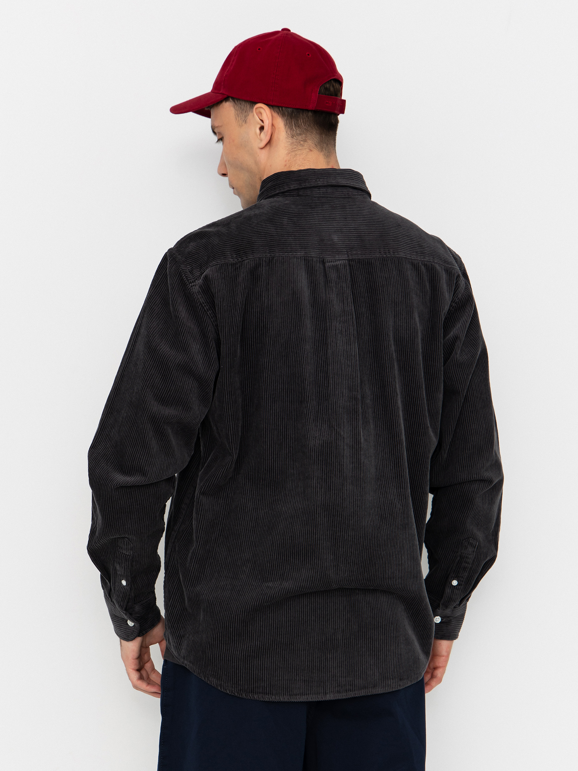 Carhartt WIP Hemd Madison Cord (graphite/graphite)