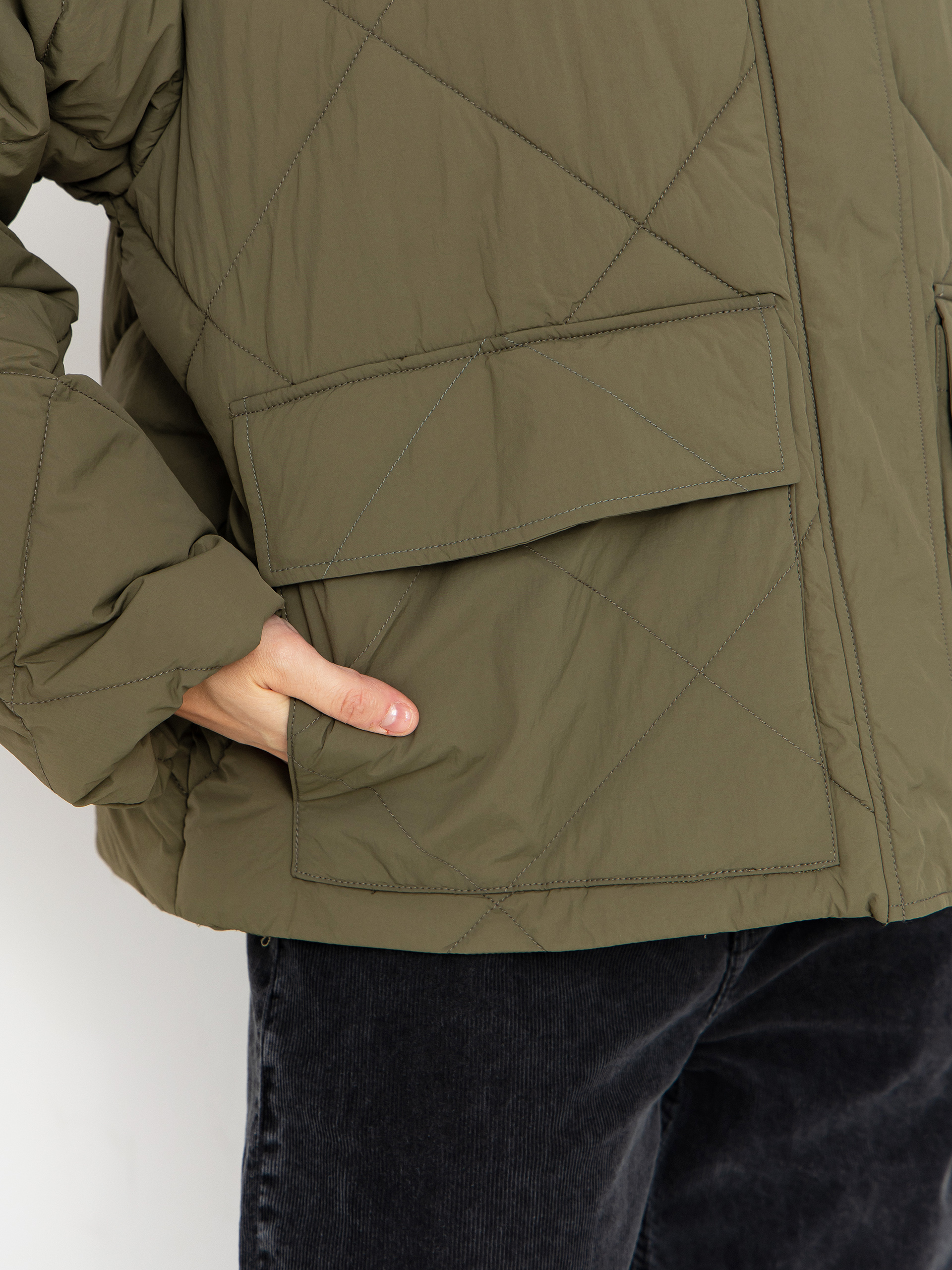 Volcom Jacke Out Of Boxy Puff Wmn (wintermoss)