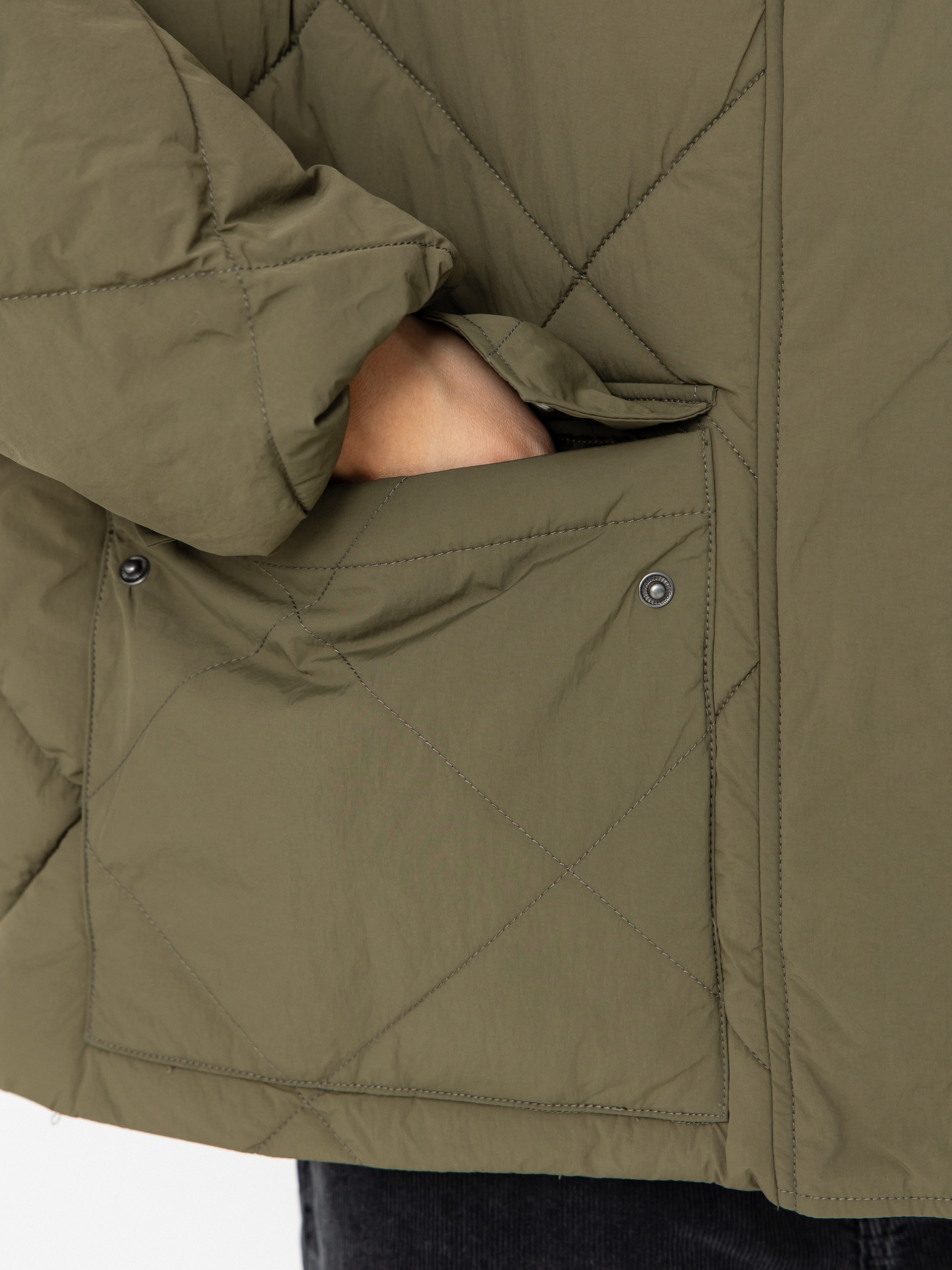 Volcom Jacke Out Of Boxy Puff Wmn (wintermoss)