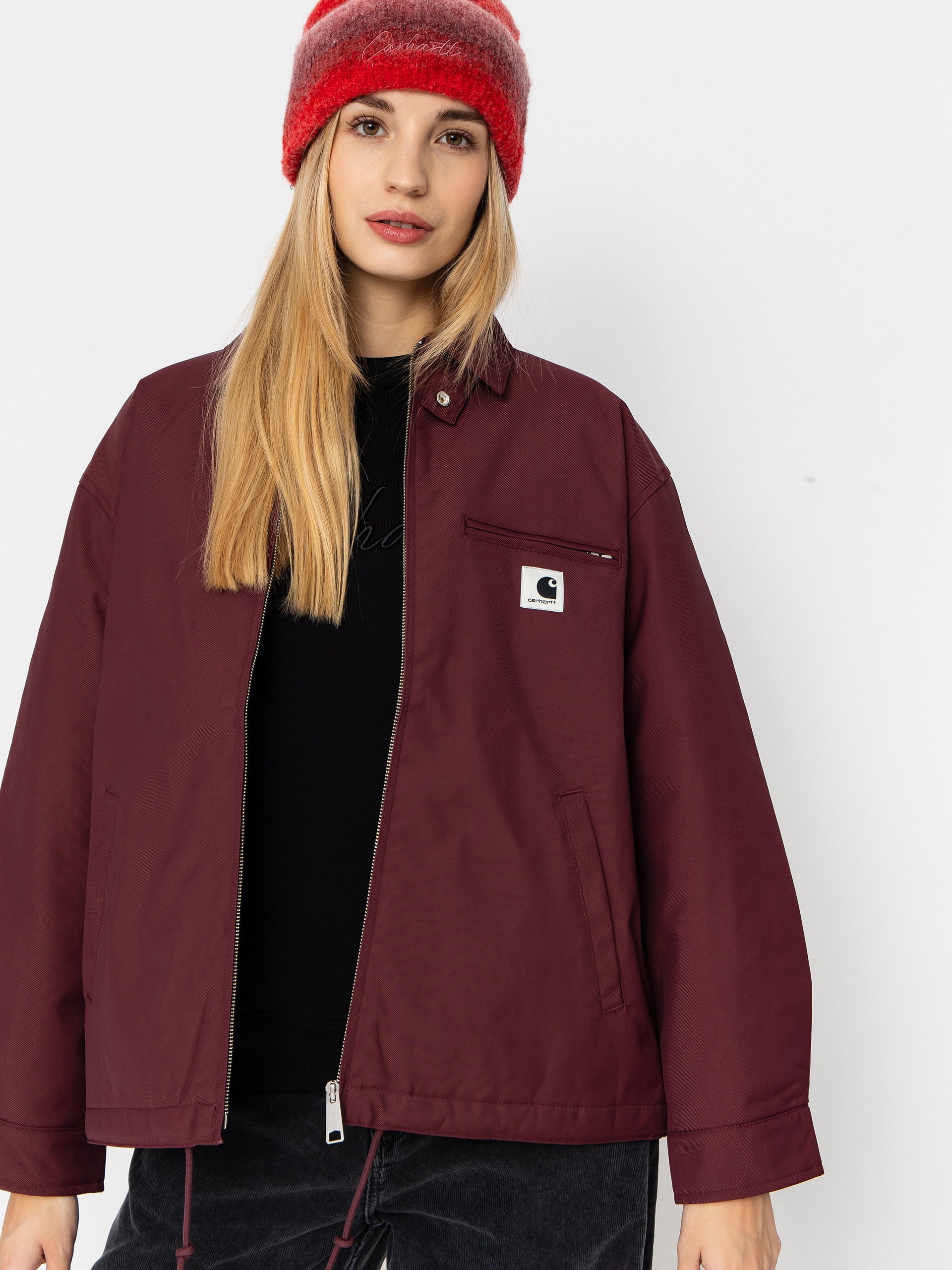 Carhartt WIP Jacket Leroy Wmn - burgundy (rondo)