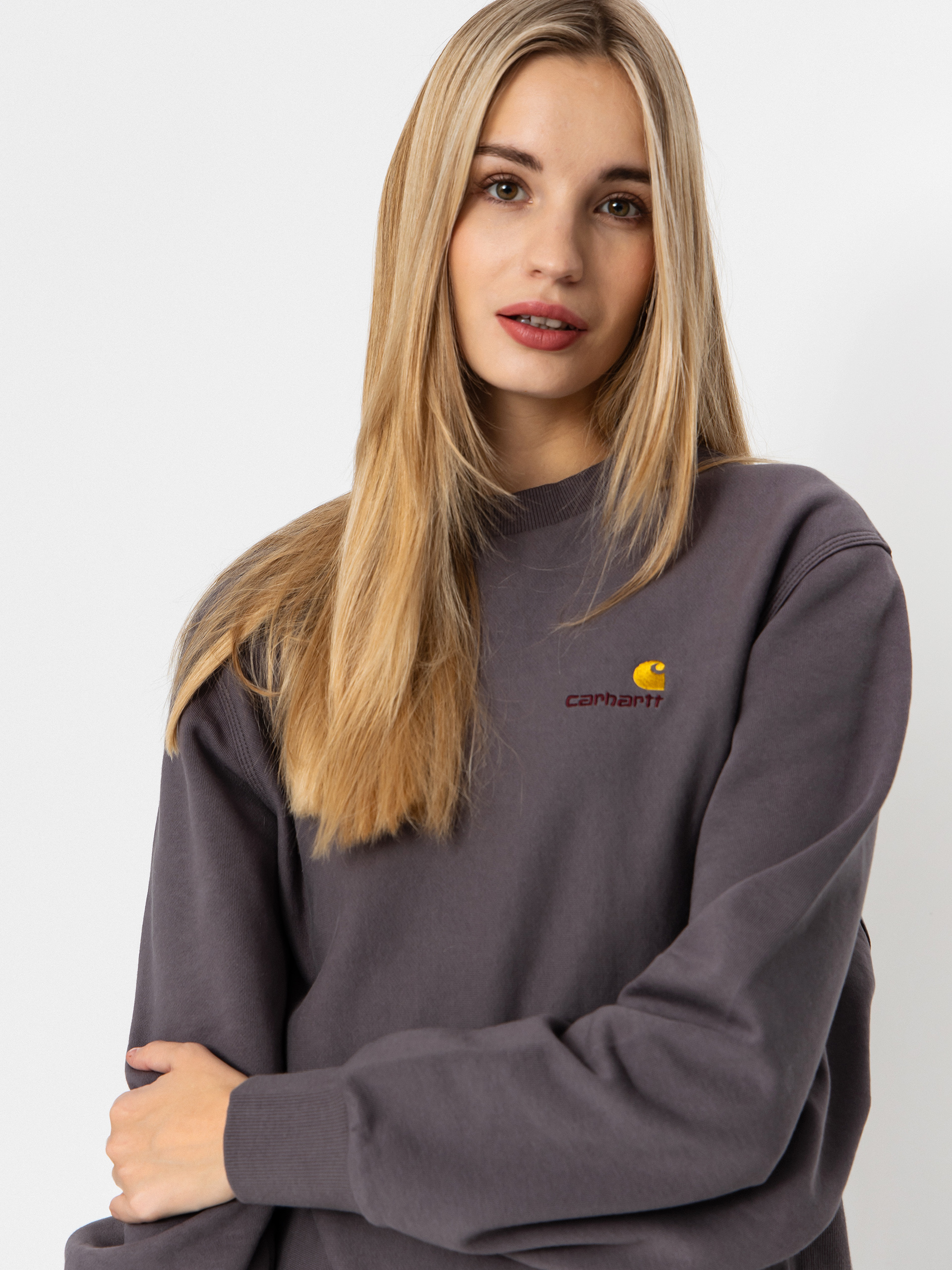 Carhartt WIP Sweatshirt American Script Wmn (porphyry)