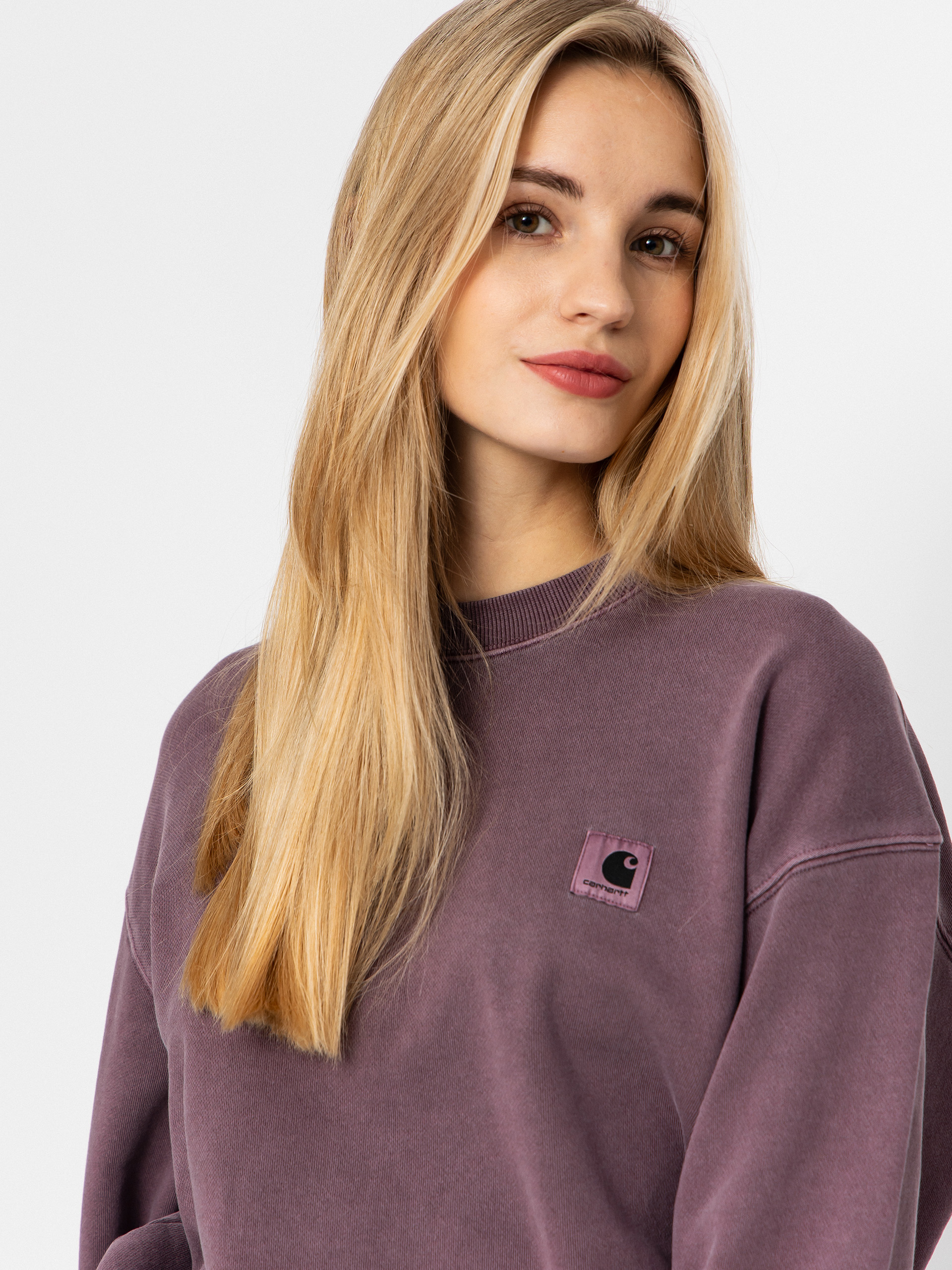 Carhartt WIP Sweatshirt Nelson Wmn (phlox/garment dyed)