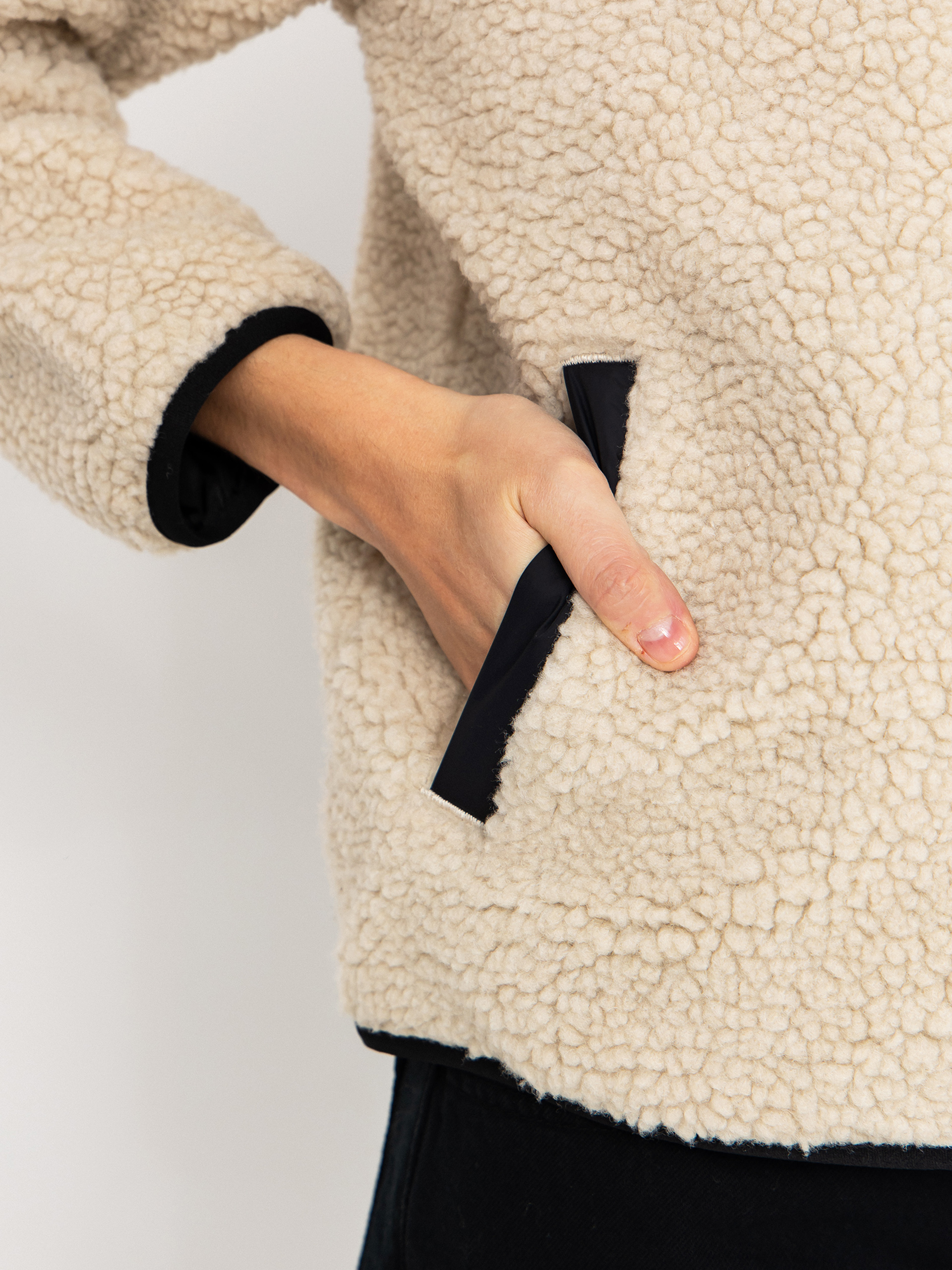 Carhartt WIP Jacke Janet Wmn (fleur de sel/black)