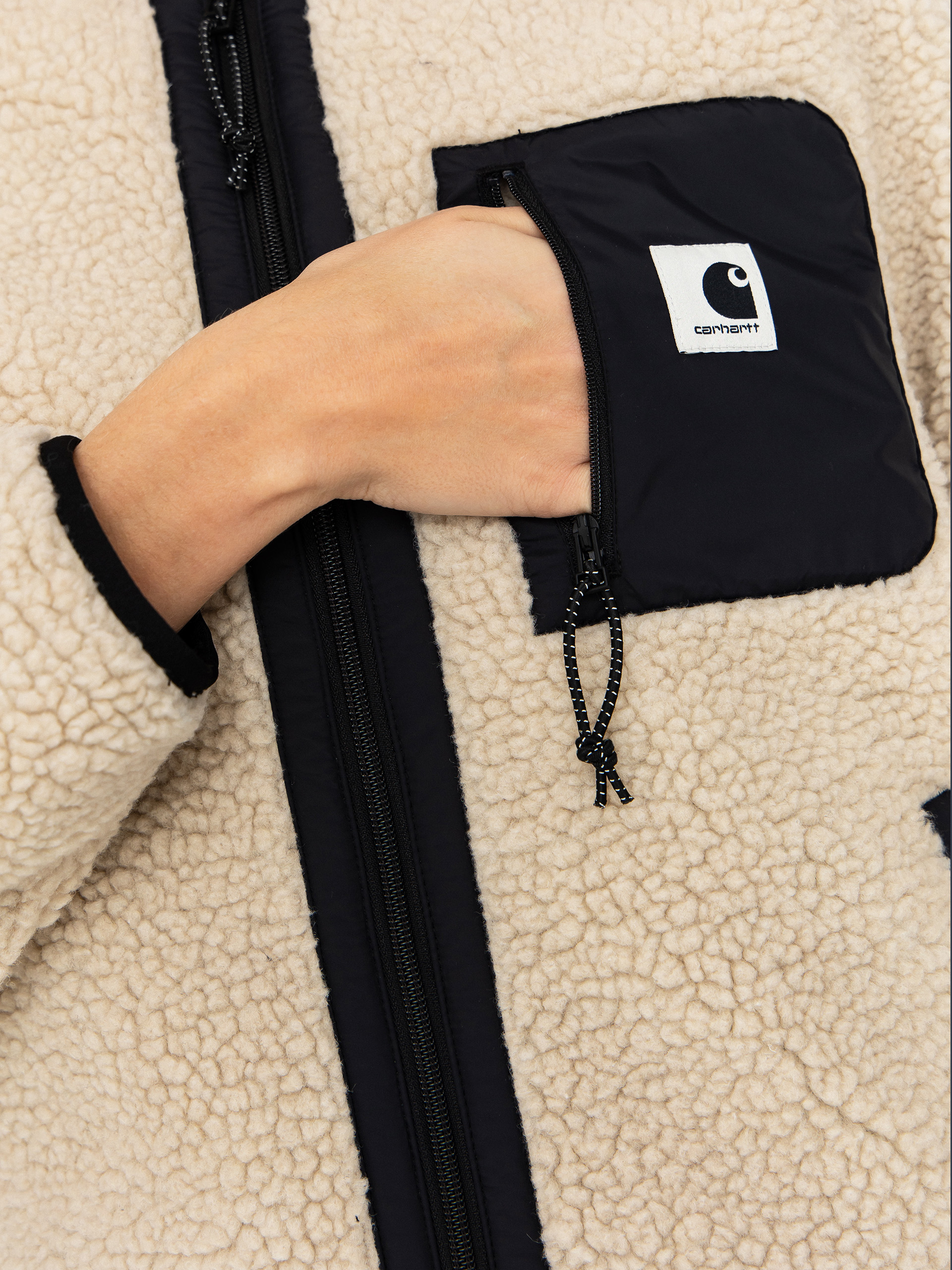 Carhartt WIP Jacke Janet Wmn (fleur de sel/black)