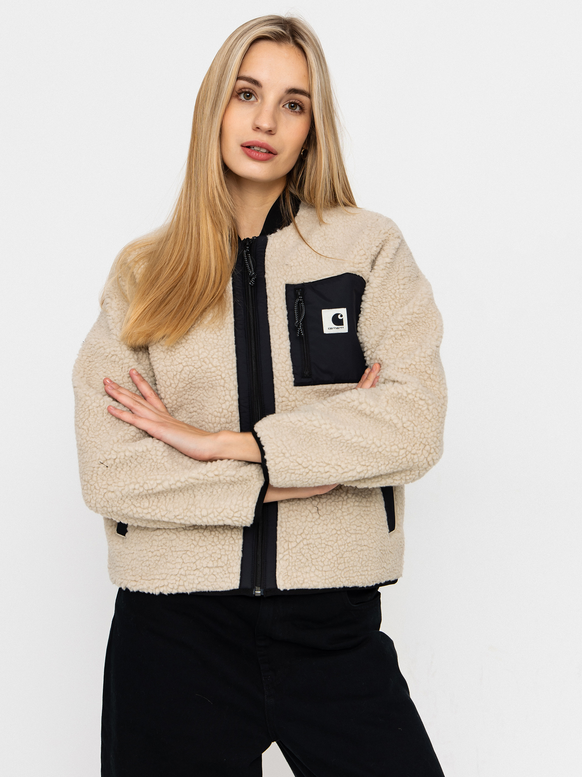 Carhartt WIP Jacket Janet Wmn (fleur de sel/black)