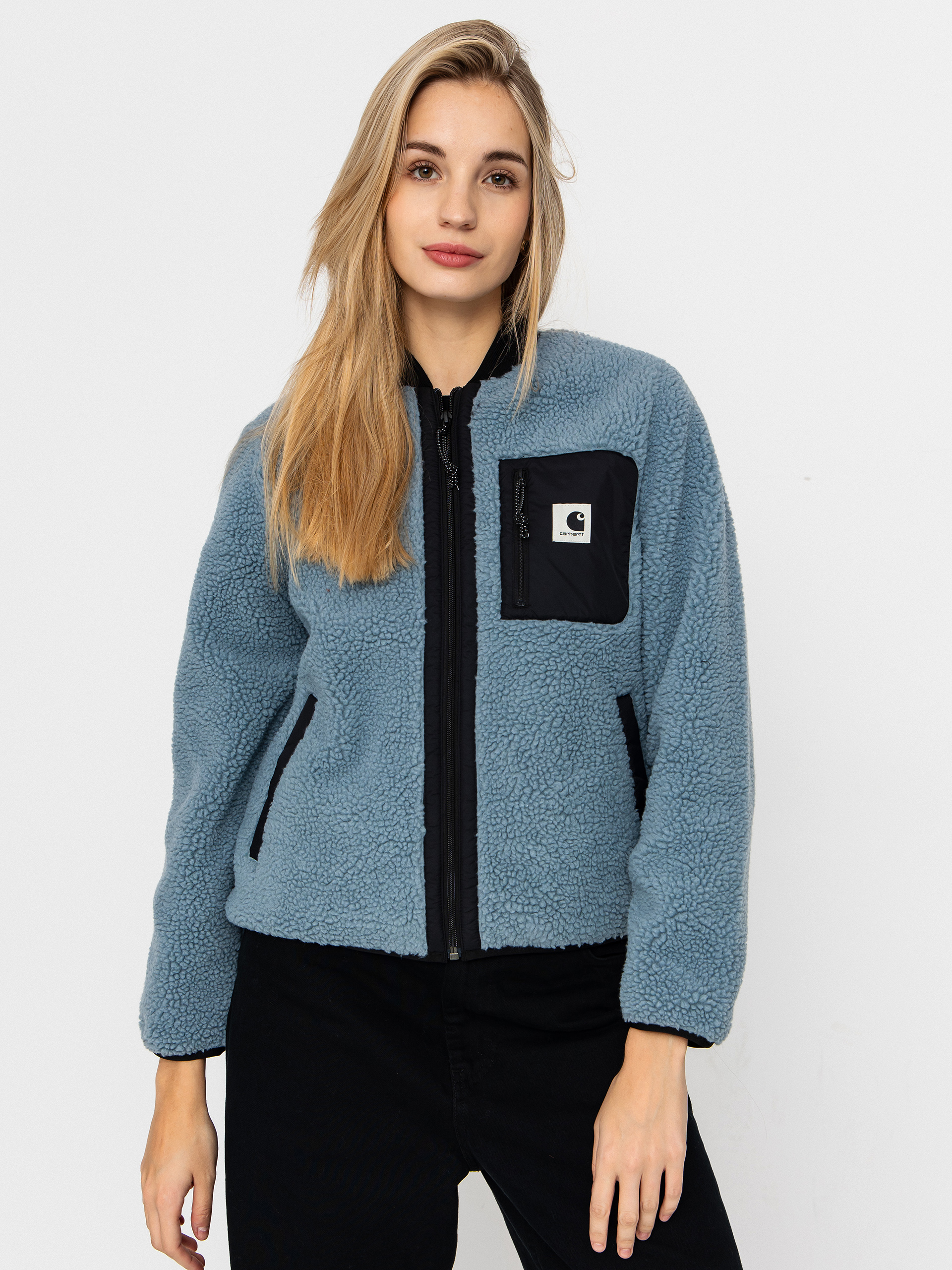 Carhartt WIP Jacket Janet Wmn - brown (wild dog jacquard/black)