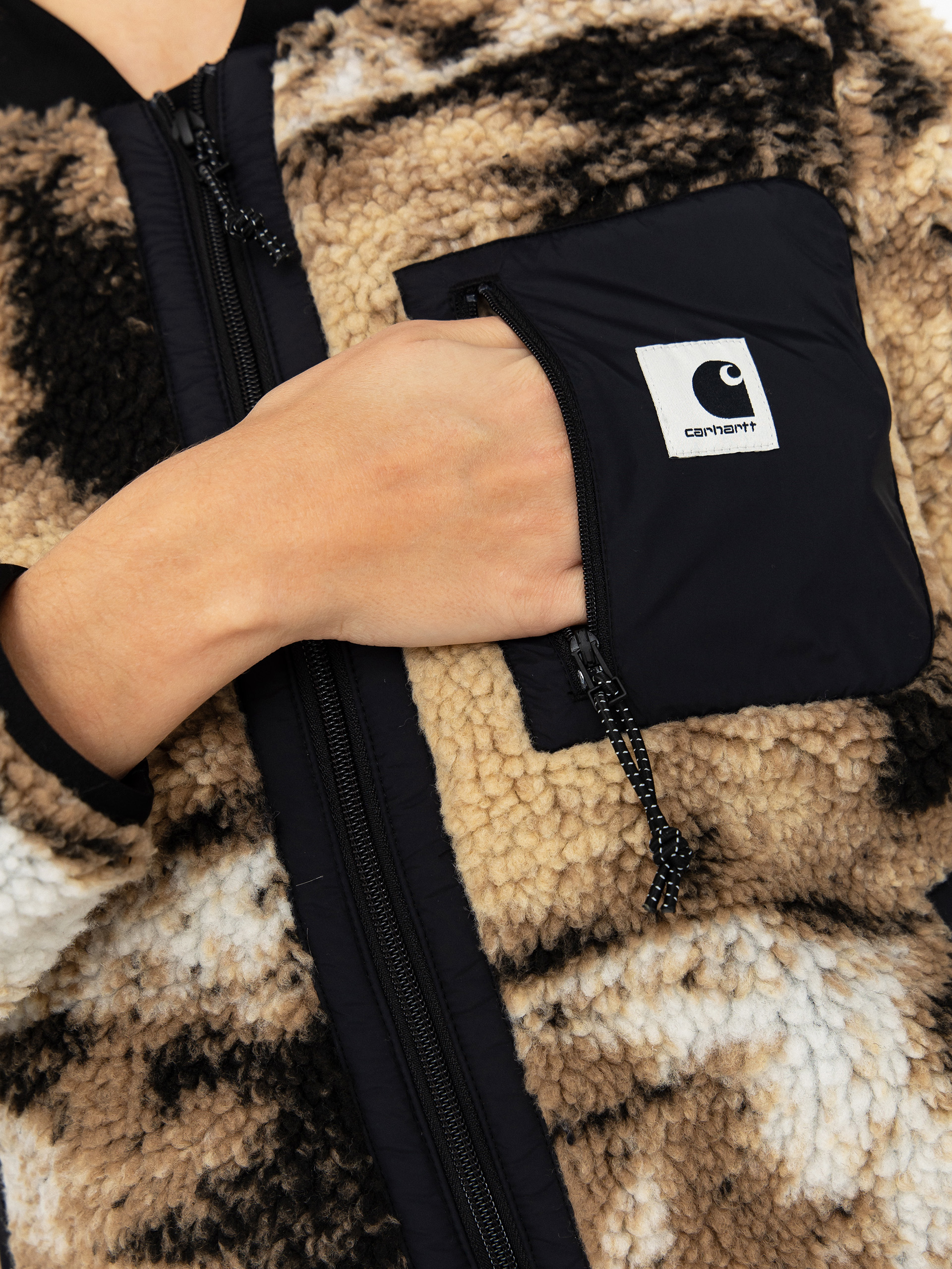 Carhartt WIP Jacket Janet Wmn (wild dog jacquard/black)