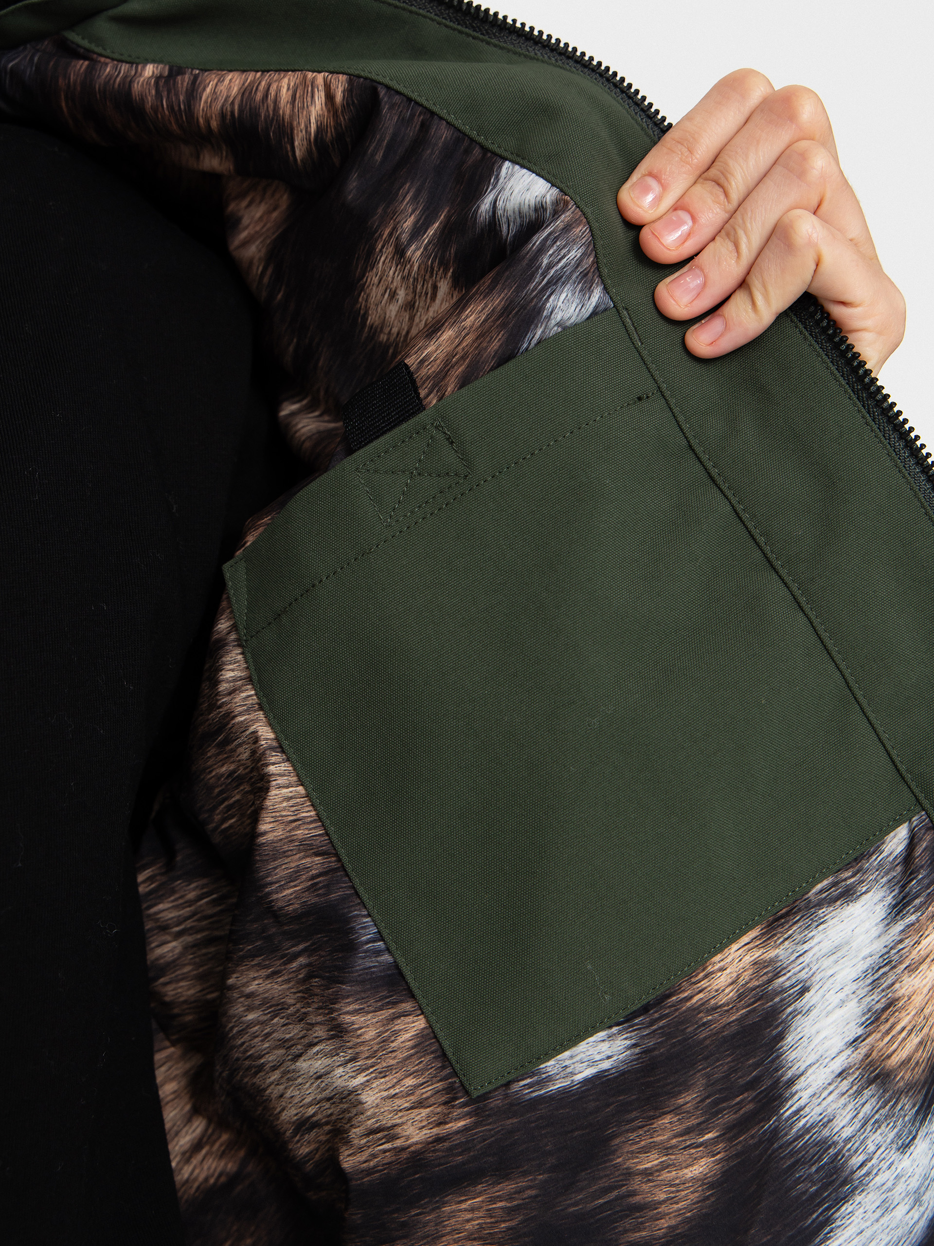 Carhartt WIP Jacket Newkirk Wmn (opuntia/wild dog print)