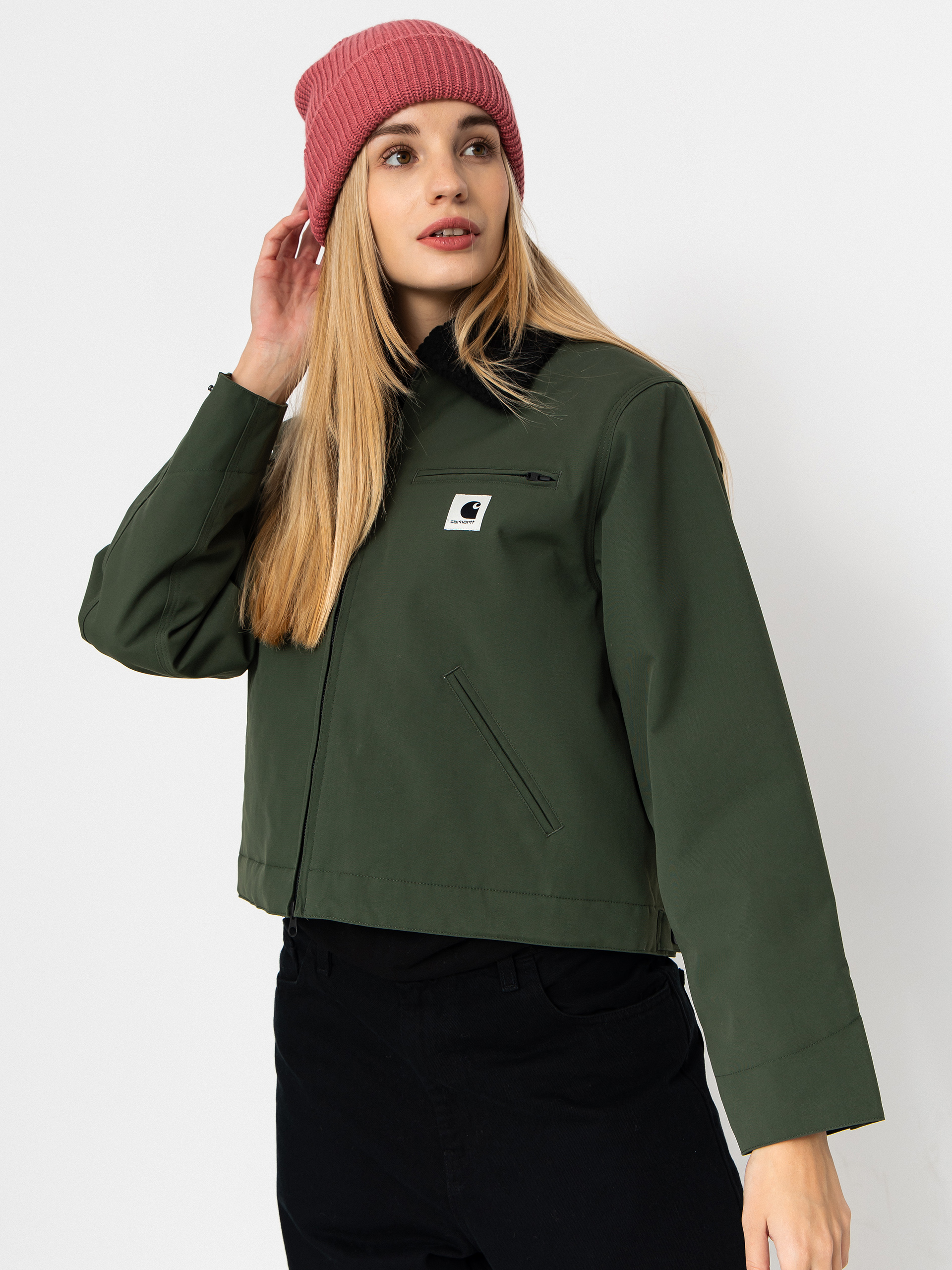Carhartt WIP Newkirk Jacket Wmn (opuntia/wild dog print)