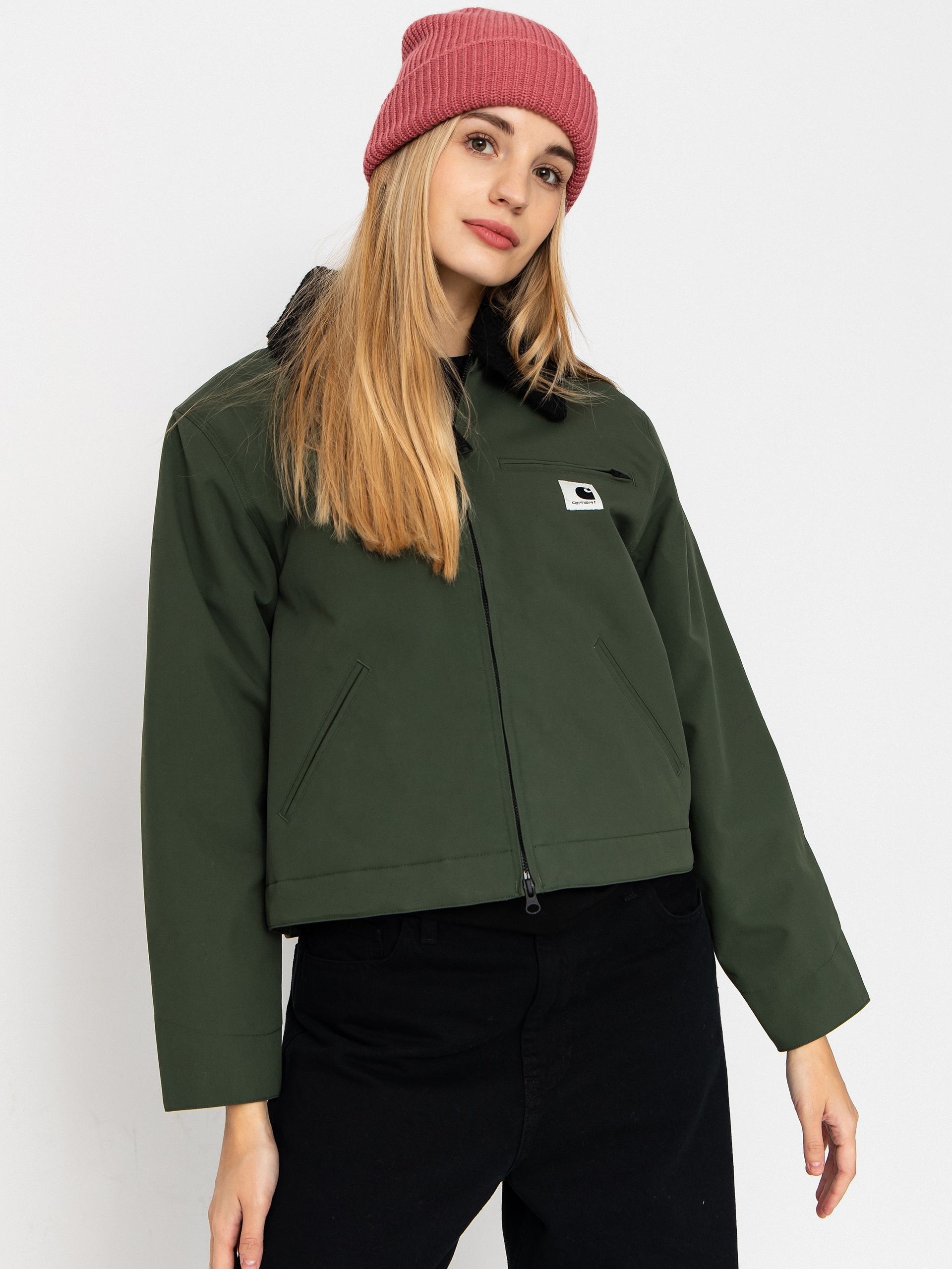 Carhartt WIP Newkirk Jacket Wmn (opuntia/wild dog print)