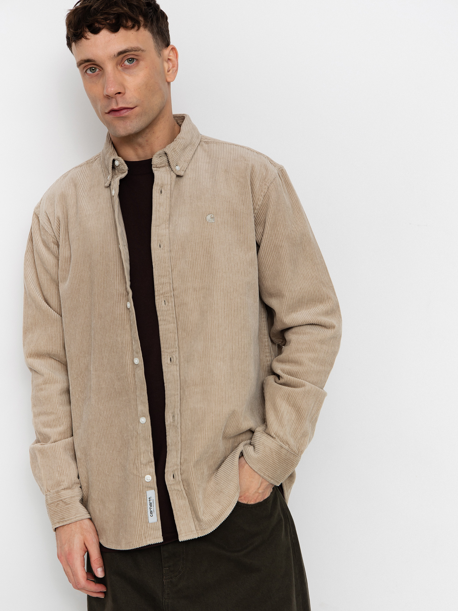 Carhartt WIP Shirt Madison Cord (wall/wall)