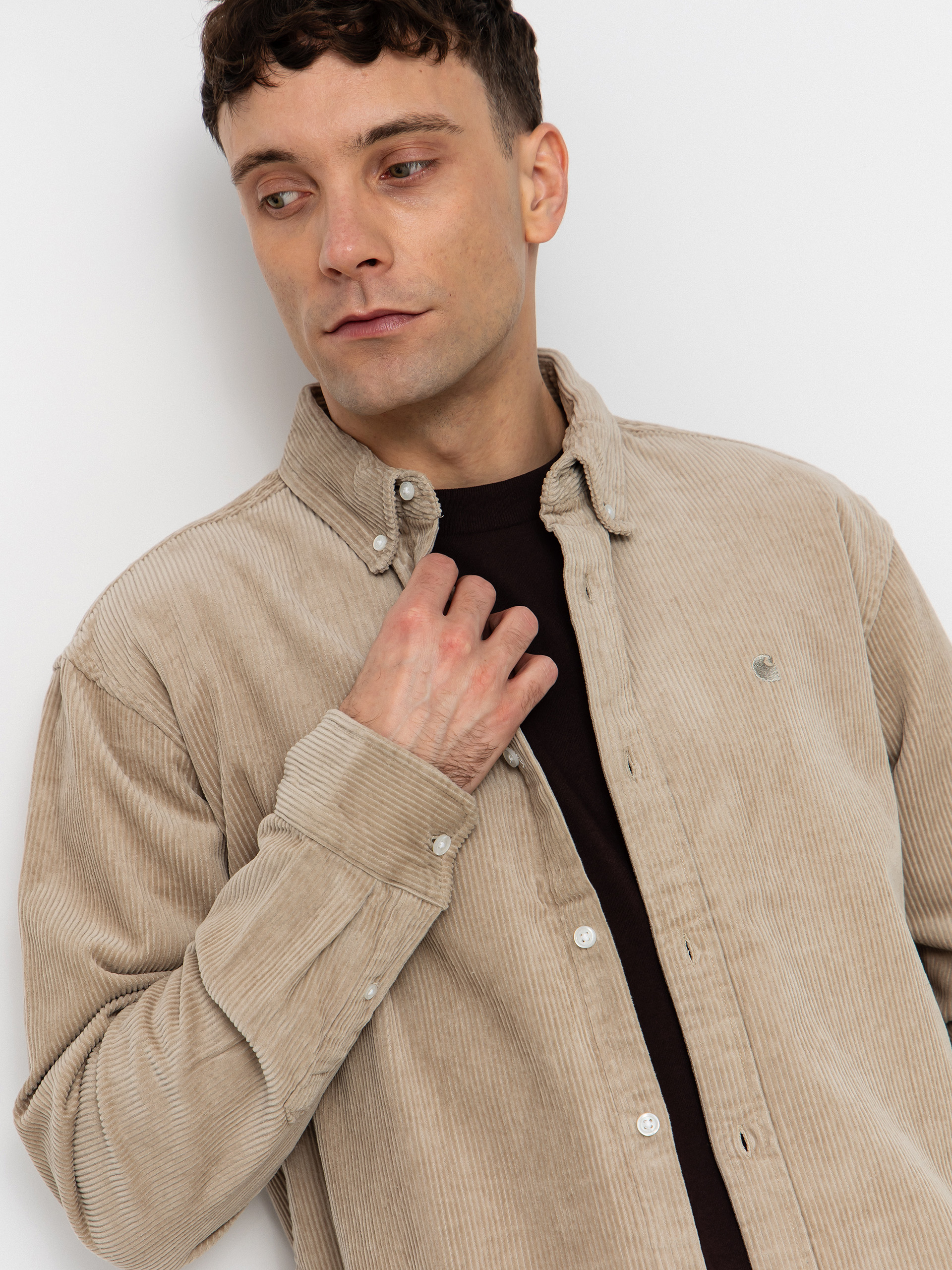 Carhartt WIP Hemd Madison Cord (wall/wall)