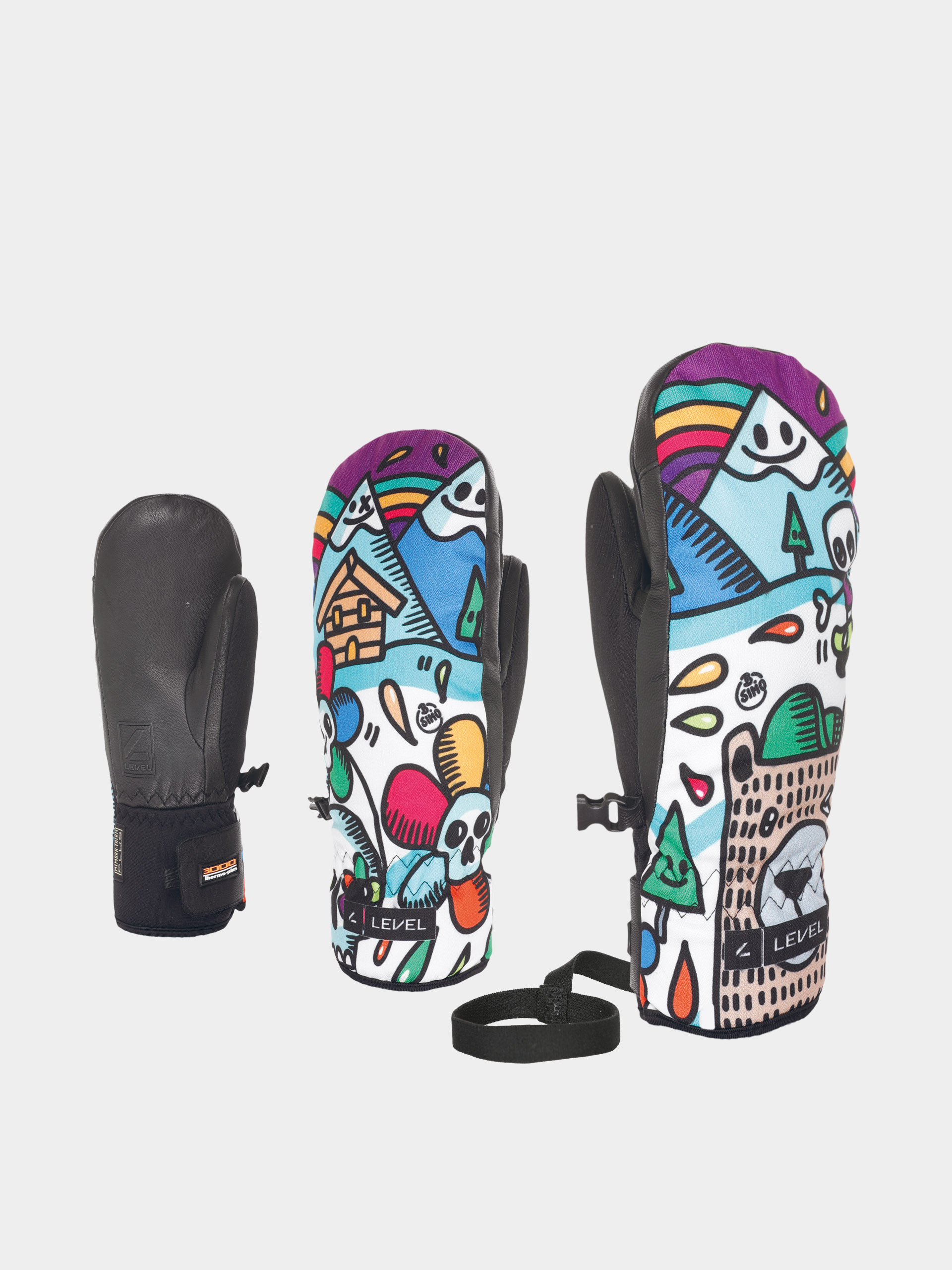 Level Gloves Vertigo Teen Mitt JR (logos)