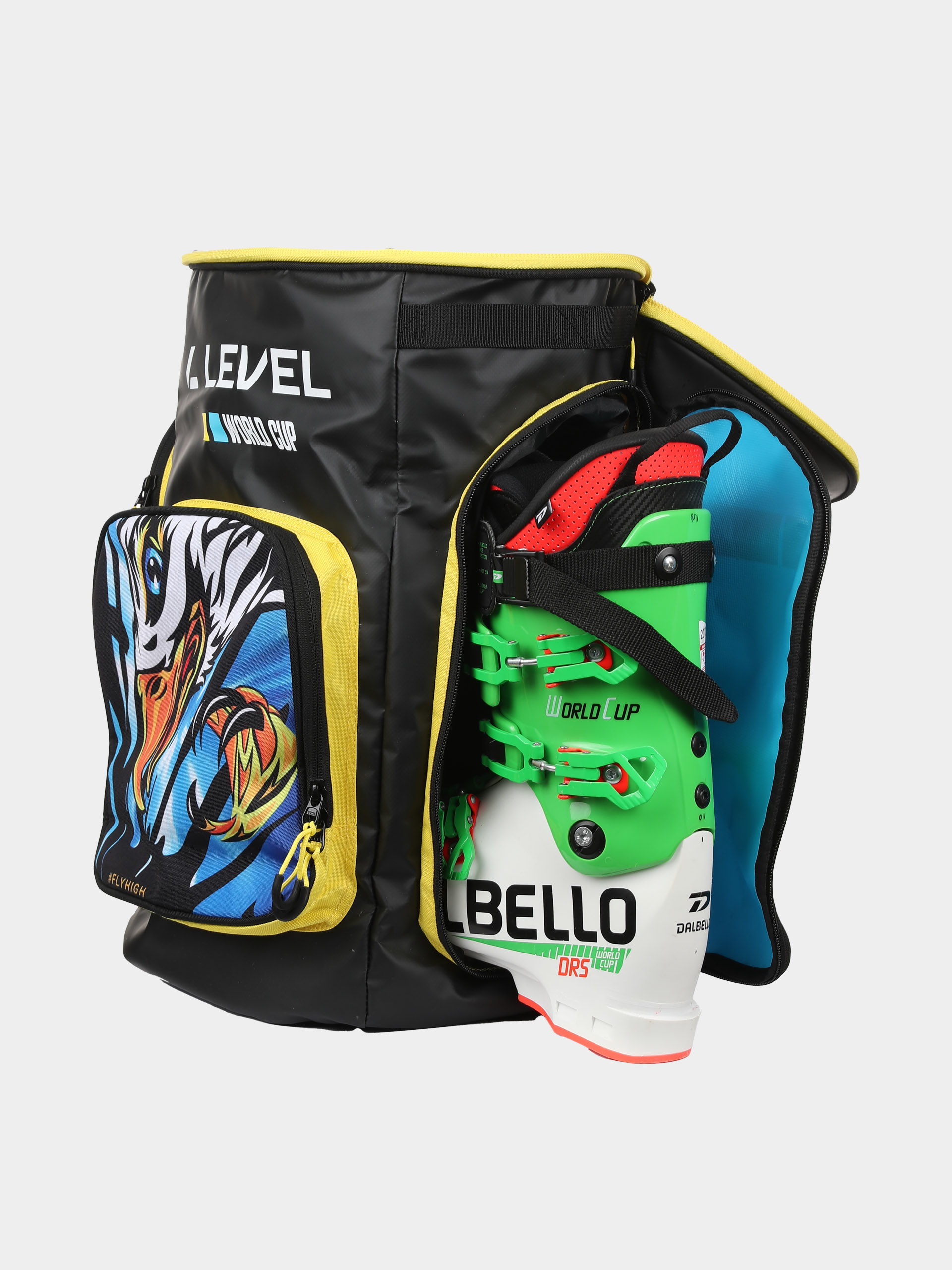 Level Rucksack Ski Team 40Lt (yellow blue)