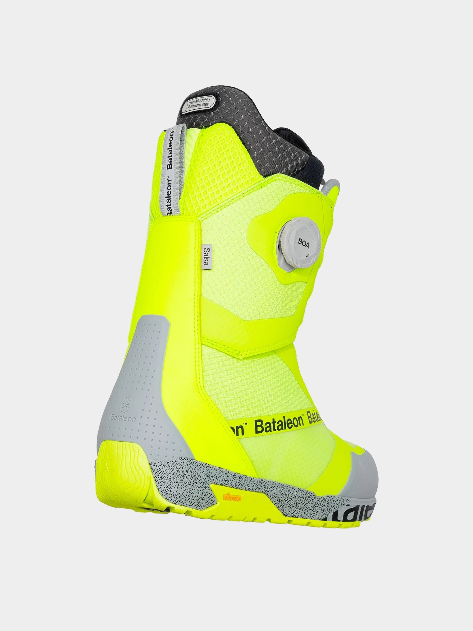 Herren Bataleon Snowboard Schuhe Salsa Double BOA (neon yellow)
