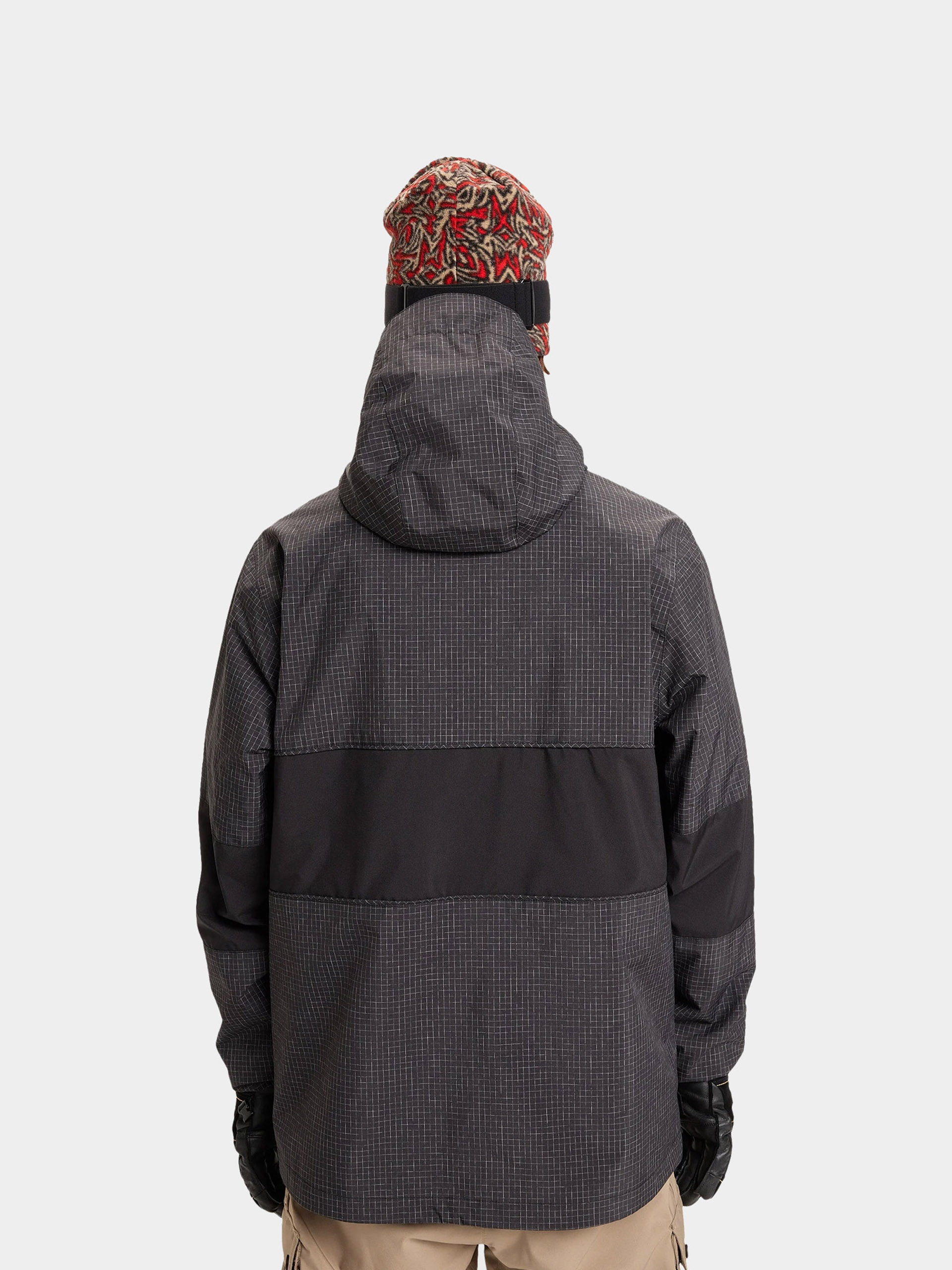 Mens Quiksilver High In The Hood Snowboard jacket (black)