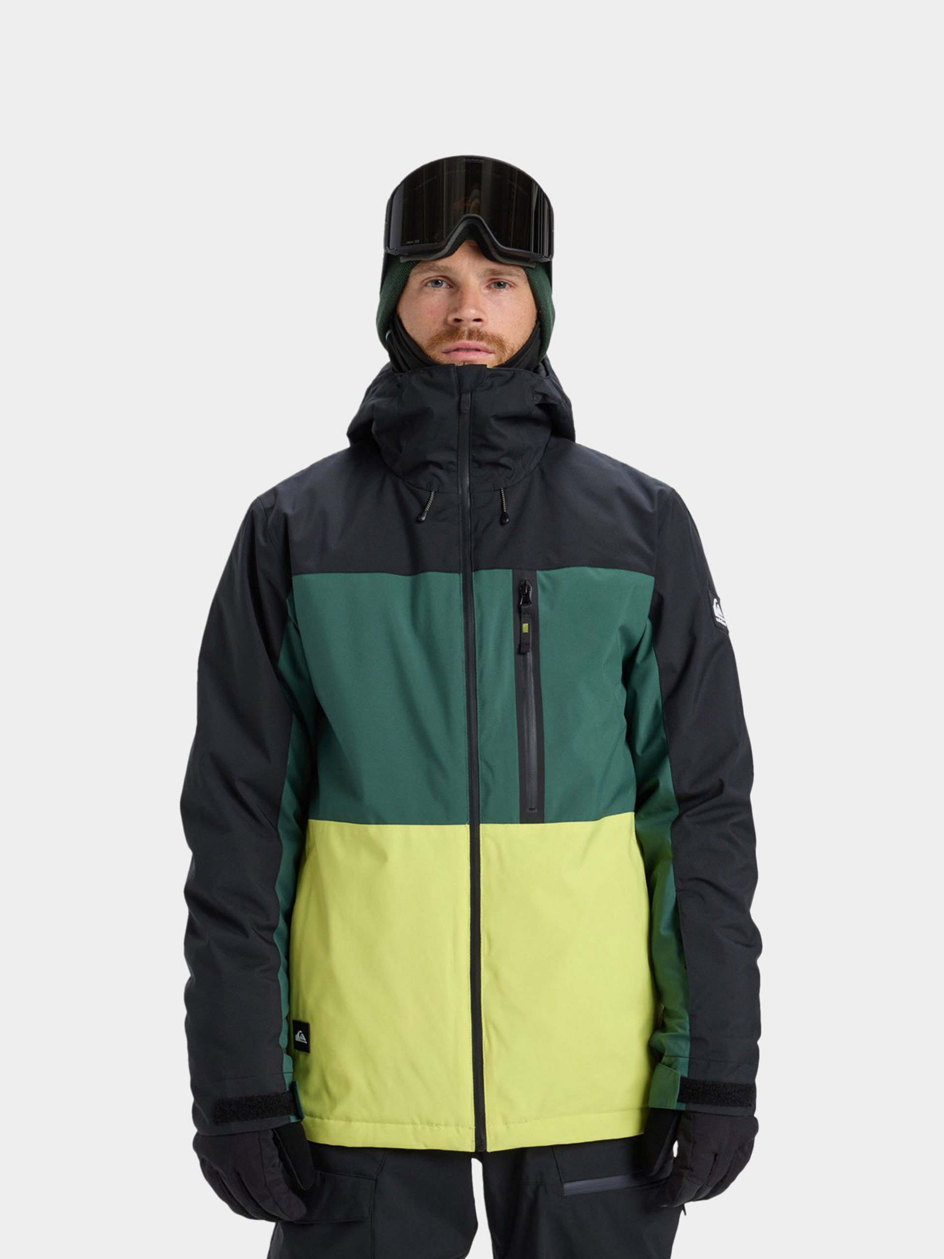 Mens Quiksilver Sycamore Block 20K Snowboard jacket (black)