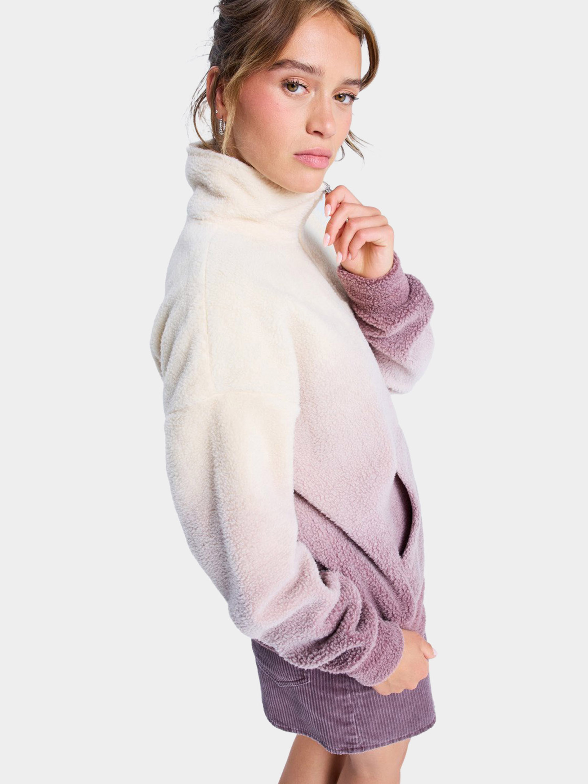 Roxy Fleece Jacke Live Out Loud Gradient Wmn