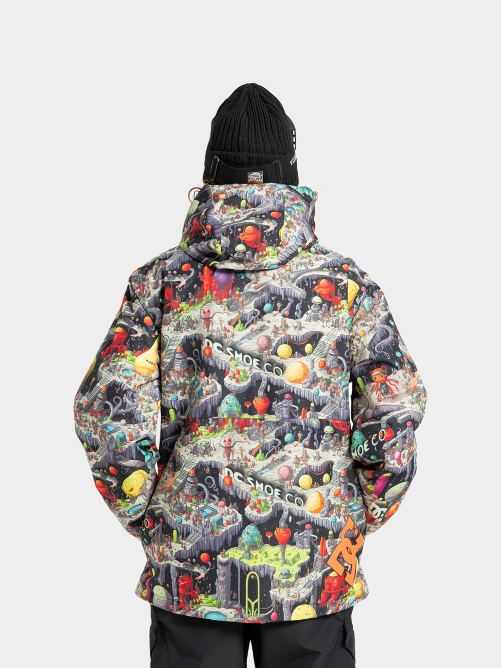 DC Snowboard Jacke Basis Print (outer world black)