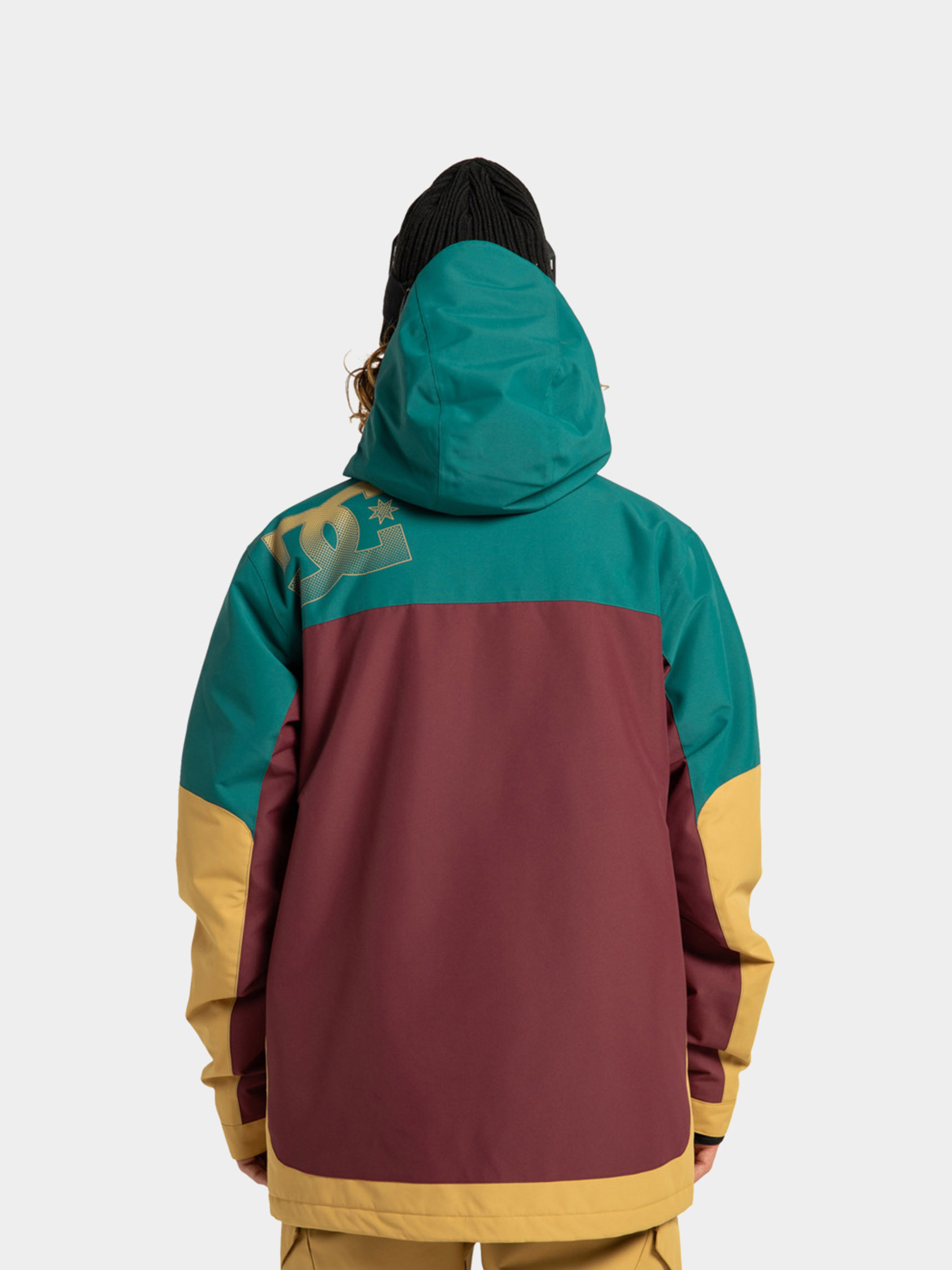 Mens DC Snowboard jacket Defiant (wine)