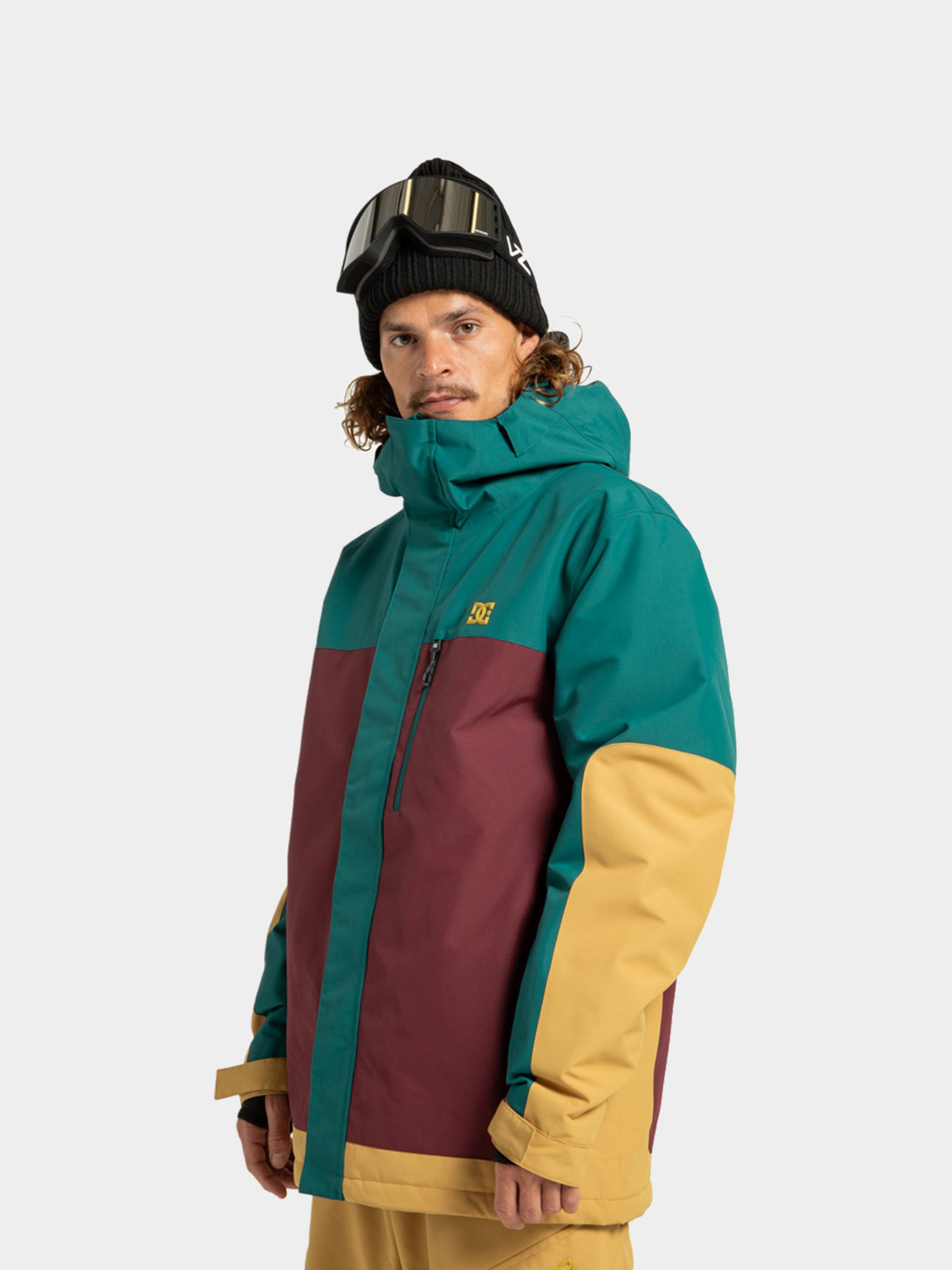 Mens DC Snowboard jacket Defiant (wine)