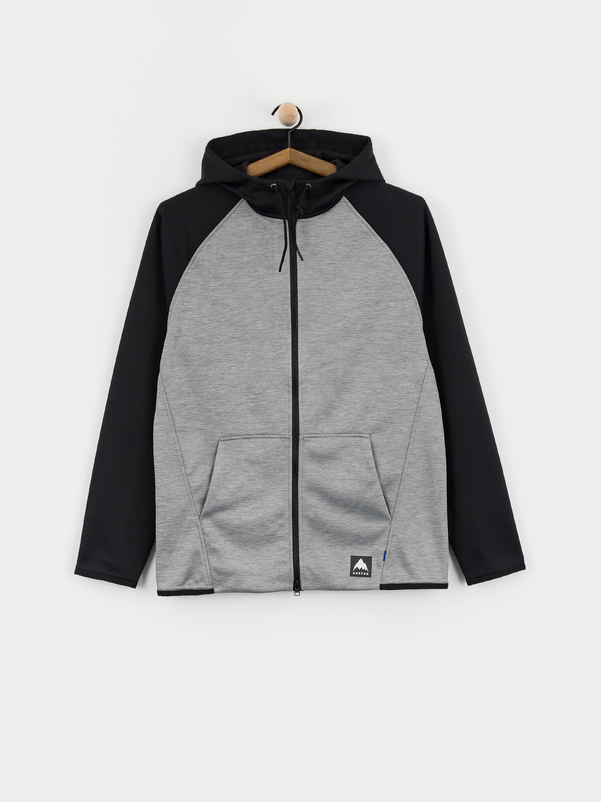 Herren Burton Aktives Sweatshirt Crown ZHD (gray heather/true black)