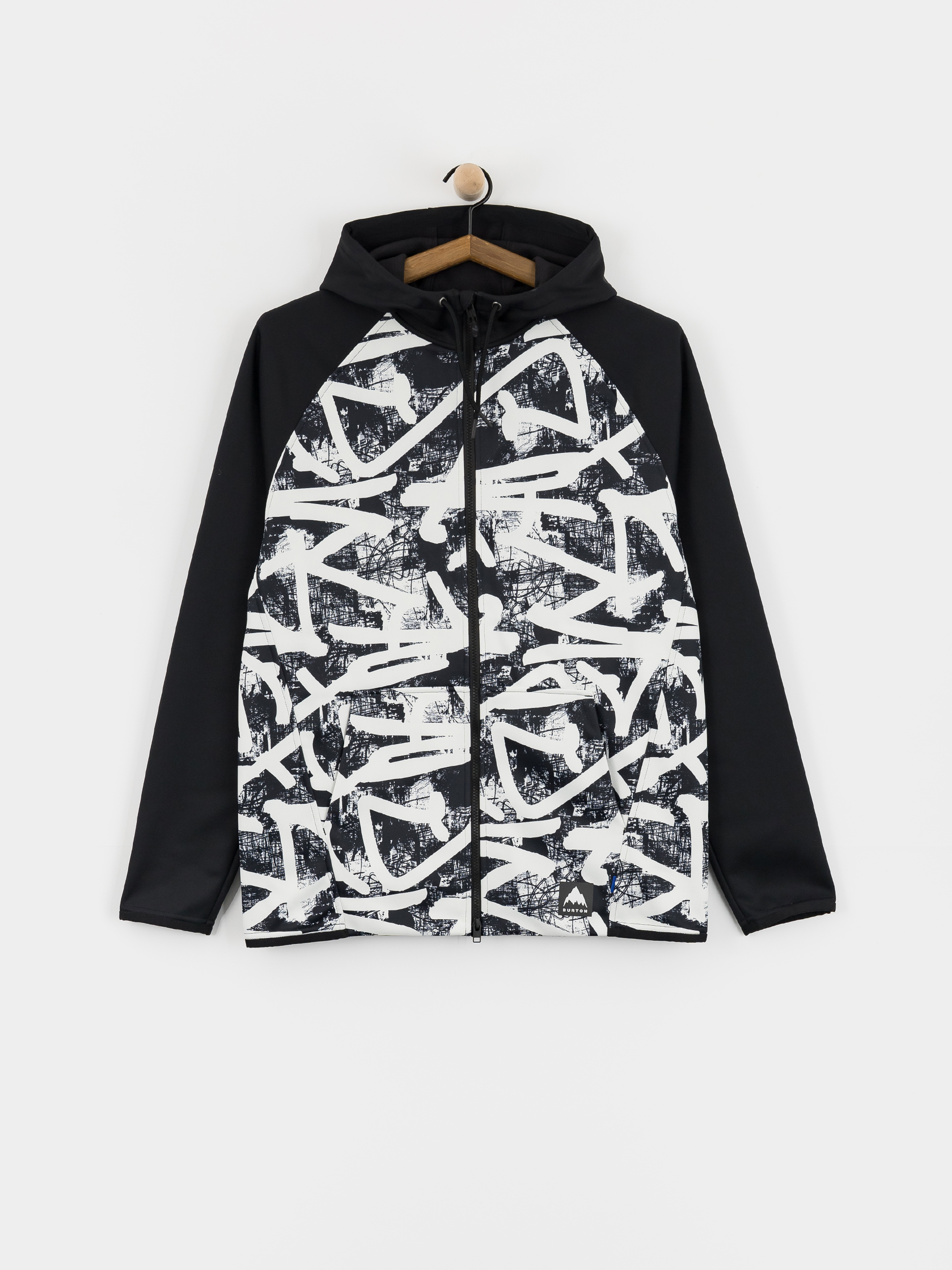 Herren Burton Aktives Sweatshirt Crown ZHD (city streets/true black)