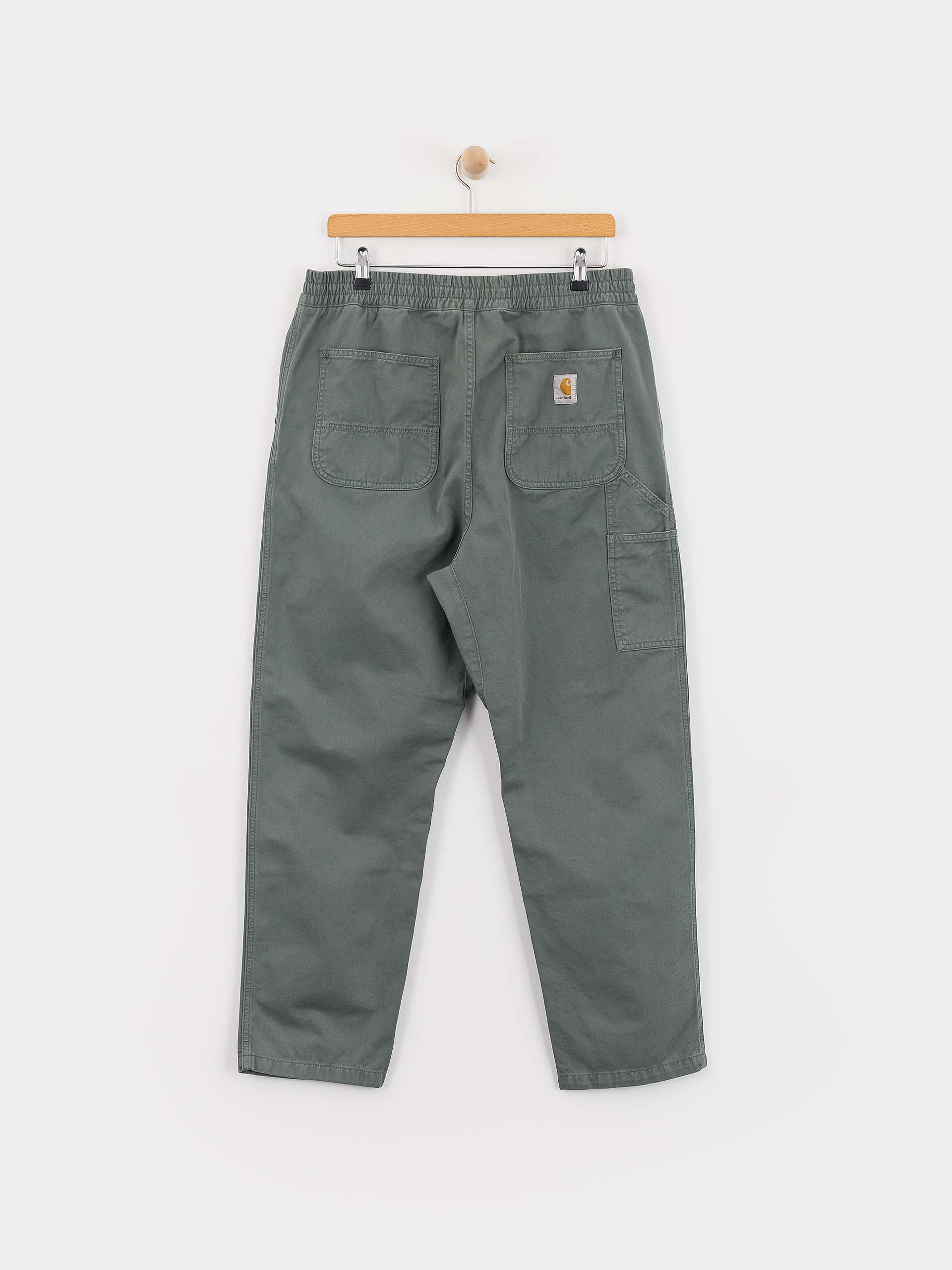 Carhartt WIP Flint Pants - grey, green (velvet green)