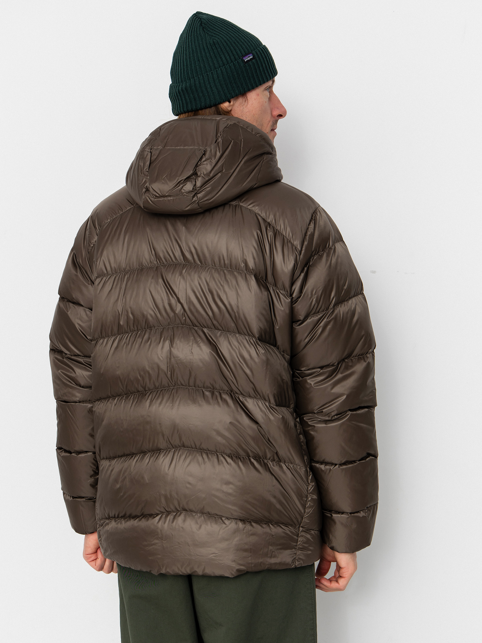 メンズ・フィッツロイ・ダウン・フーディ　Marlow Brown Lサイズ Patagonia/パタゴニア】Men's Fitz Roy Down Hoody