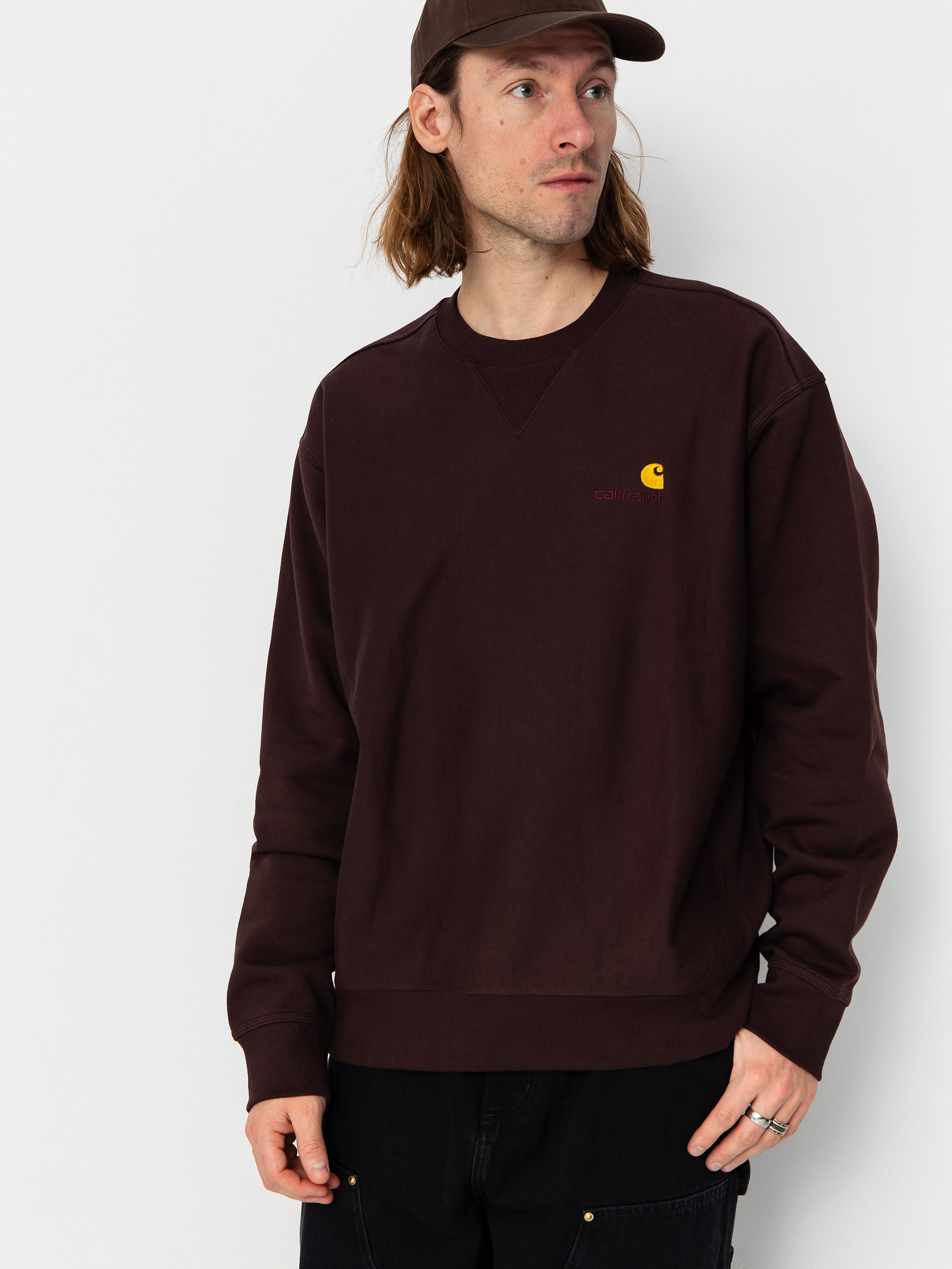 Carhartt WIP Sweatshirt American Script (palisander)