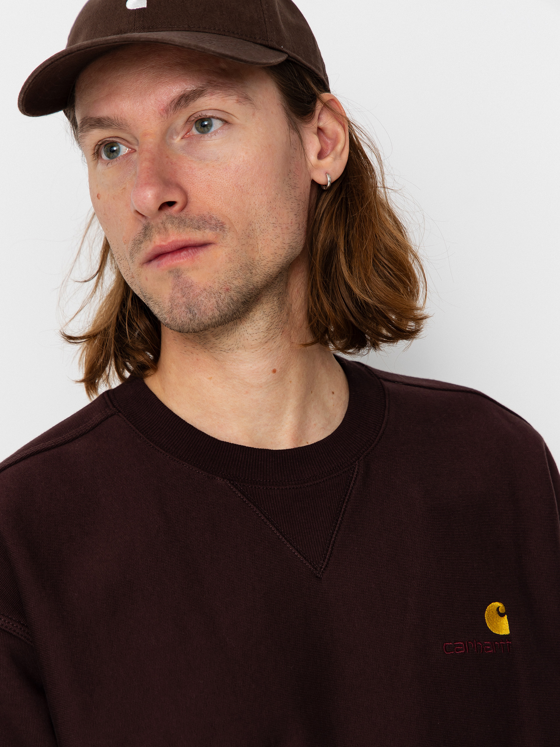 Carhartt WIP Sweatshirt American Script (palisander)