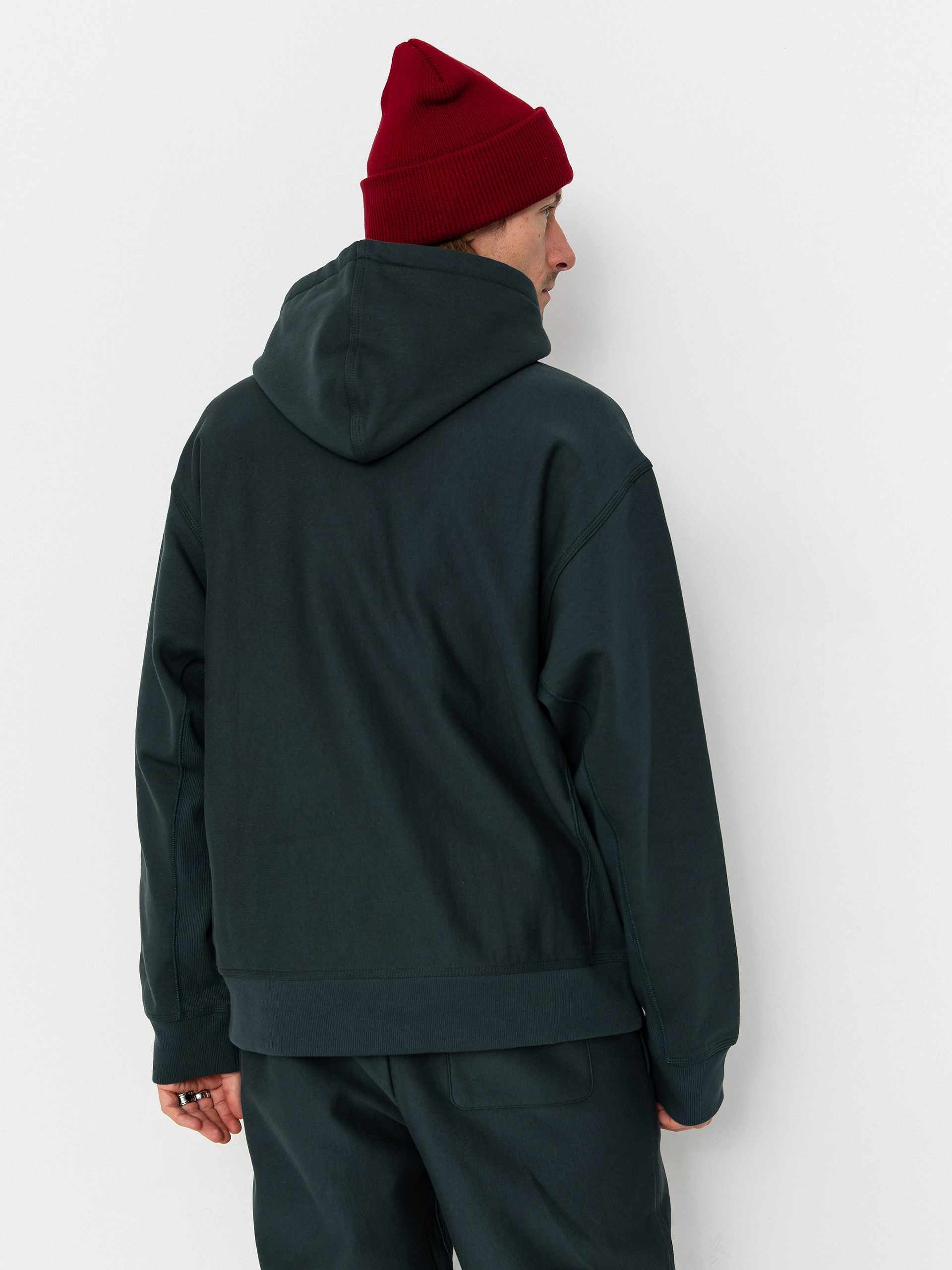 Carhartt WIP Hoodie American Script HD (kale green)